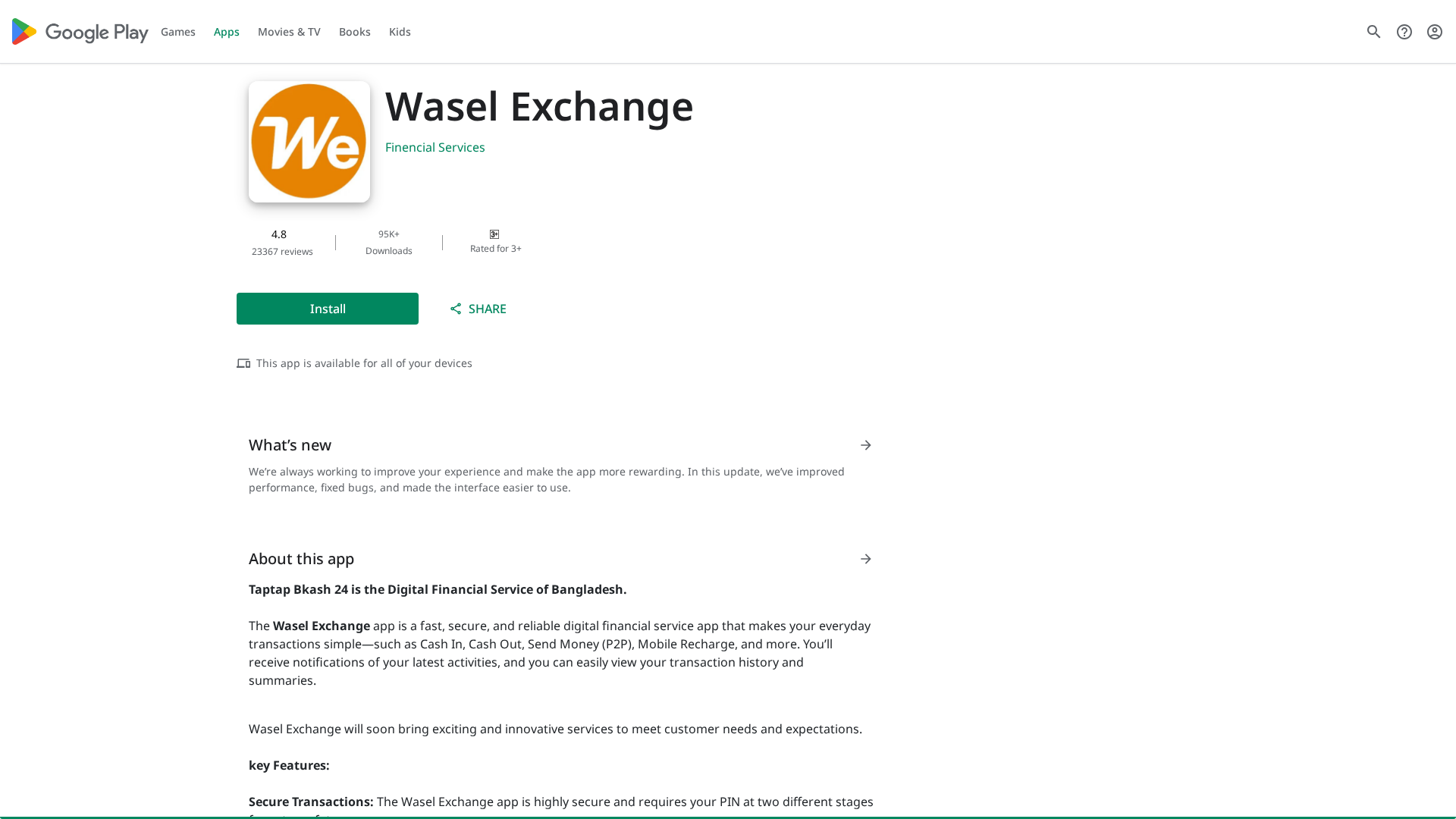 Screenshot of waselexchange.top