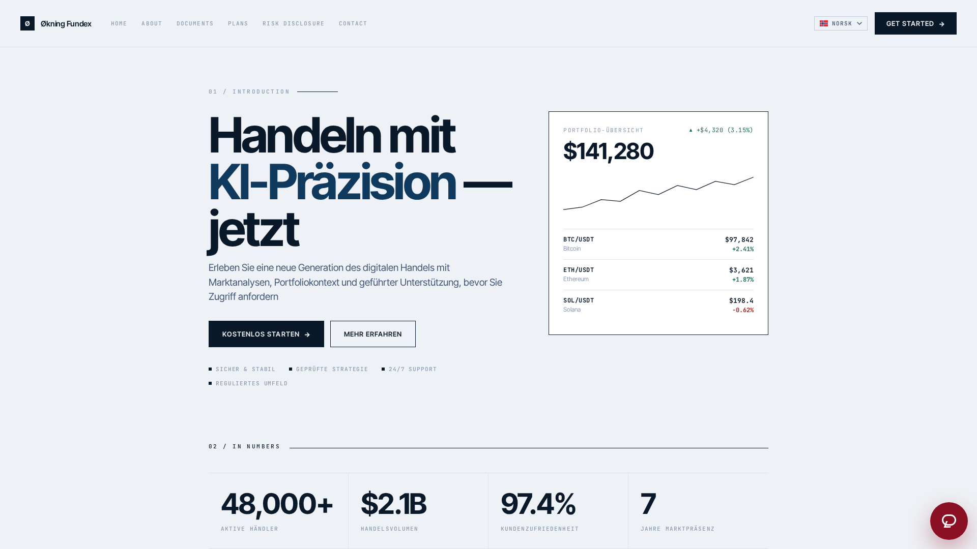 Screenshot of okningfundex.org