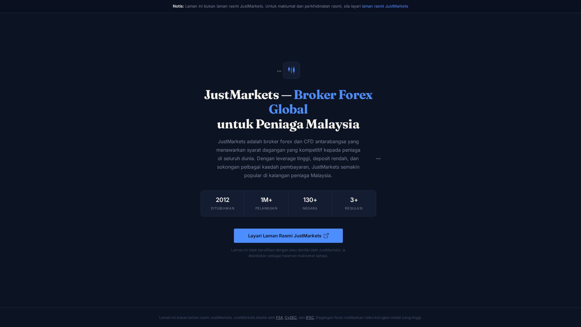Screenshot of justmarket.com.my