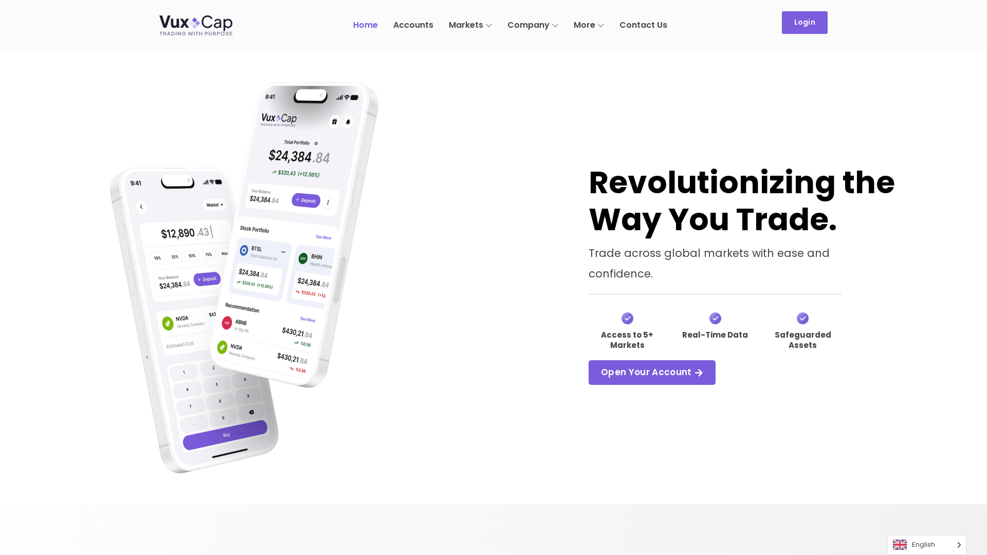 Screenshot of vuxocap.me