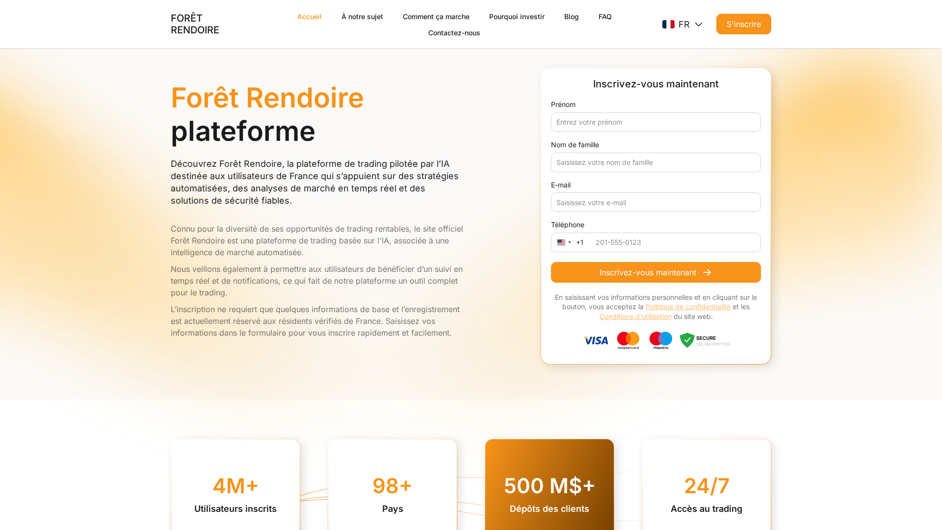 Screenshot of foretrendoire.com