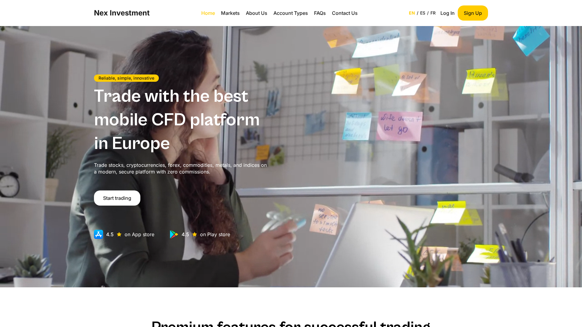 Screenshot of nex-investment.com