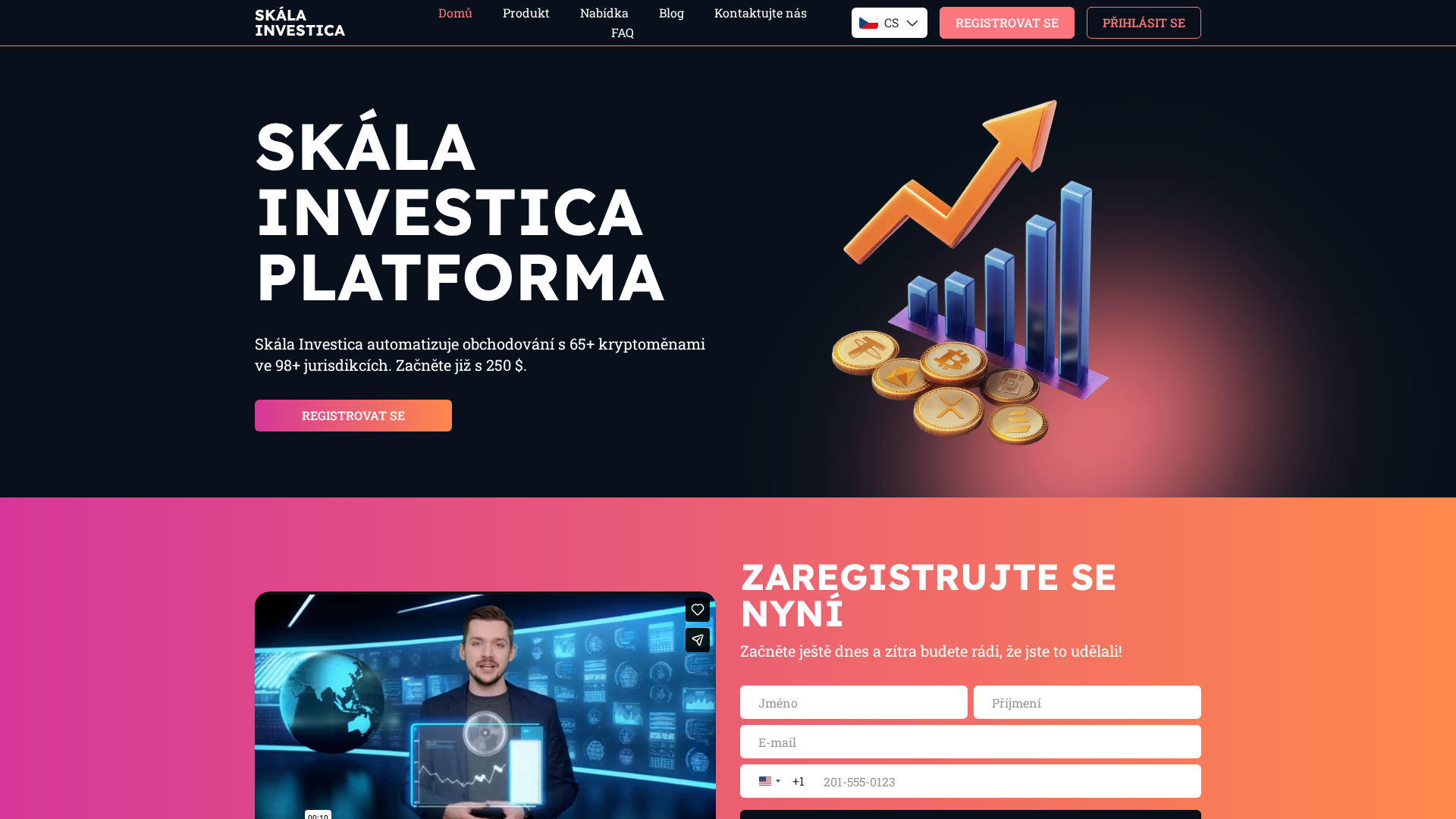 Screenshot of skalainvestica.com