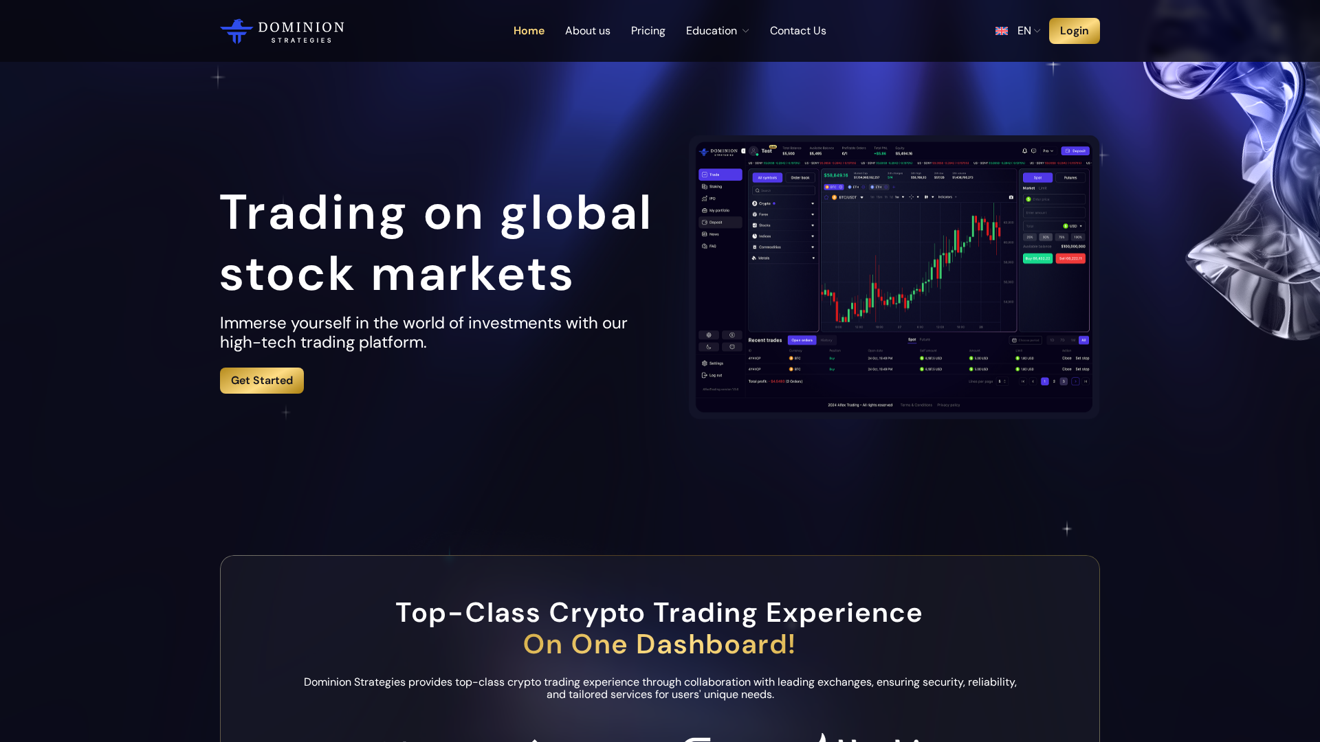 Screenshot of dominionstrategies.co