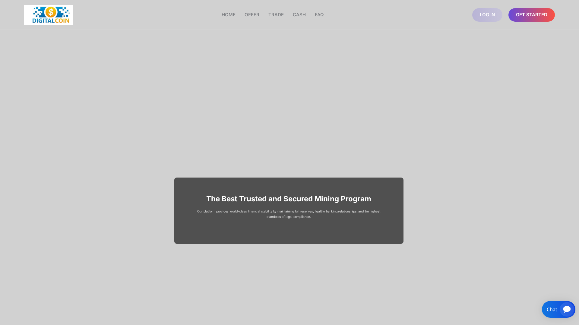 Screenshot of digitalcoinsmarketing.com