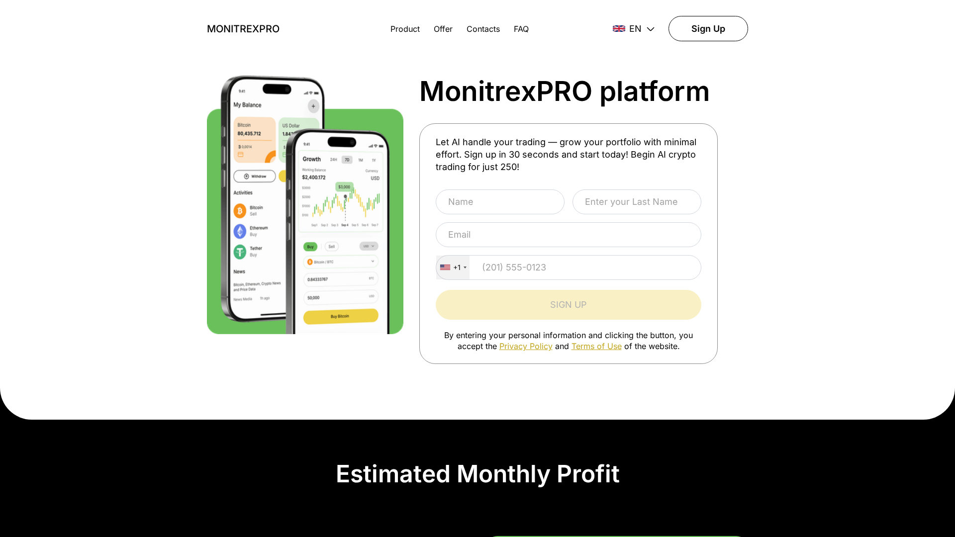 Screenshot of monitrexpro.sbs