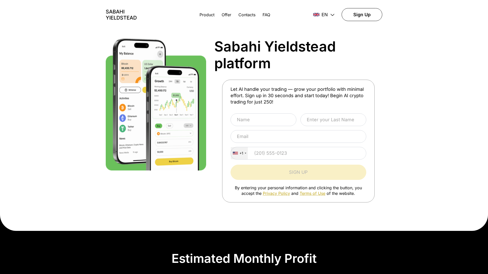 Screenshot of sabahi-yieldstead.sbs