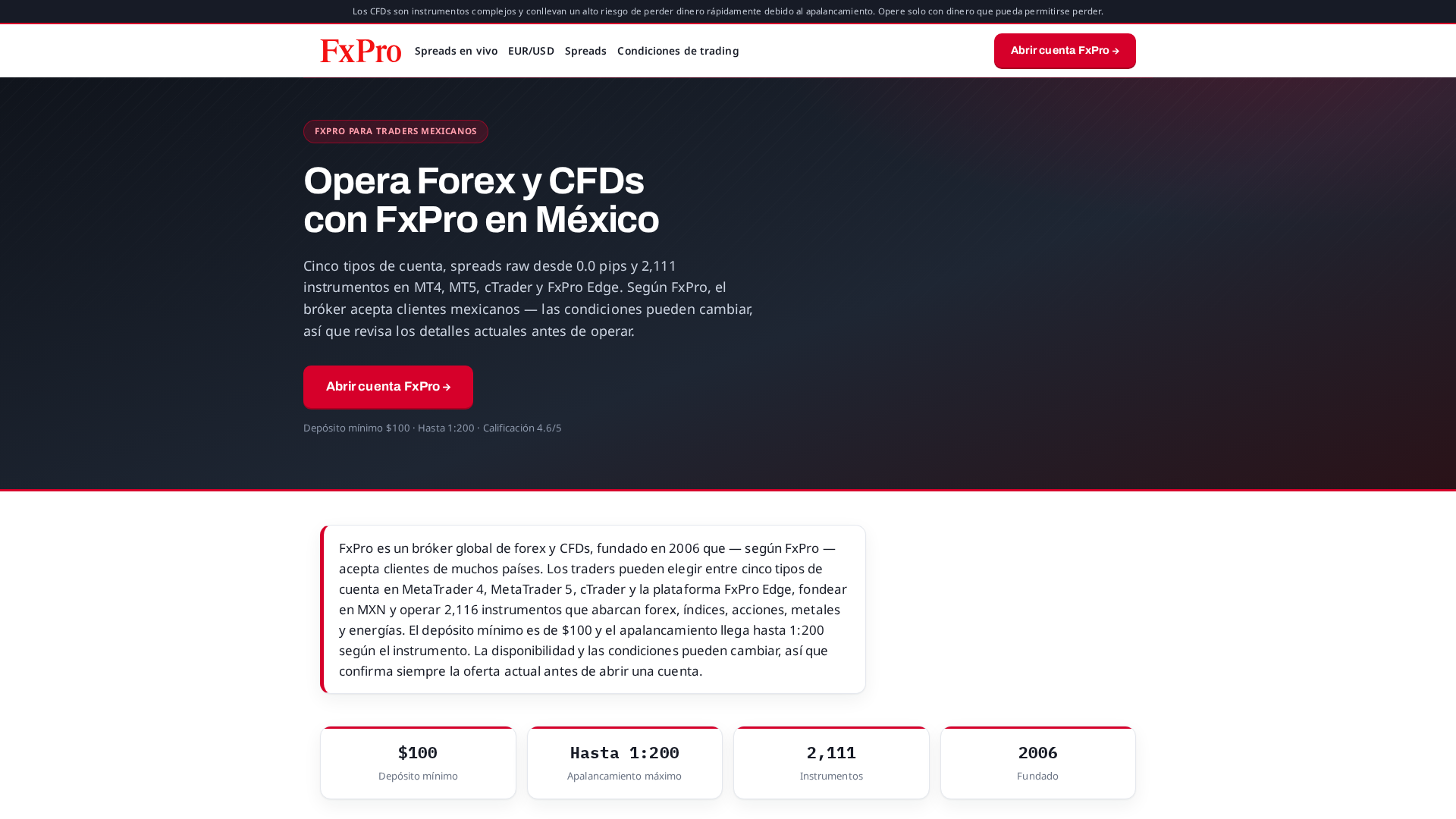 Screenshot of fxptrade-mx.com