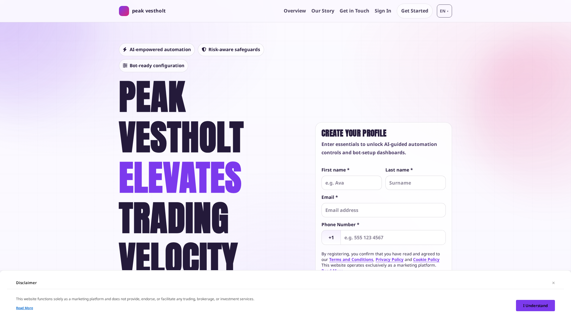 Screenshot of peakvestholt.pro