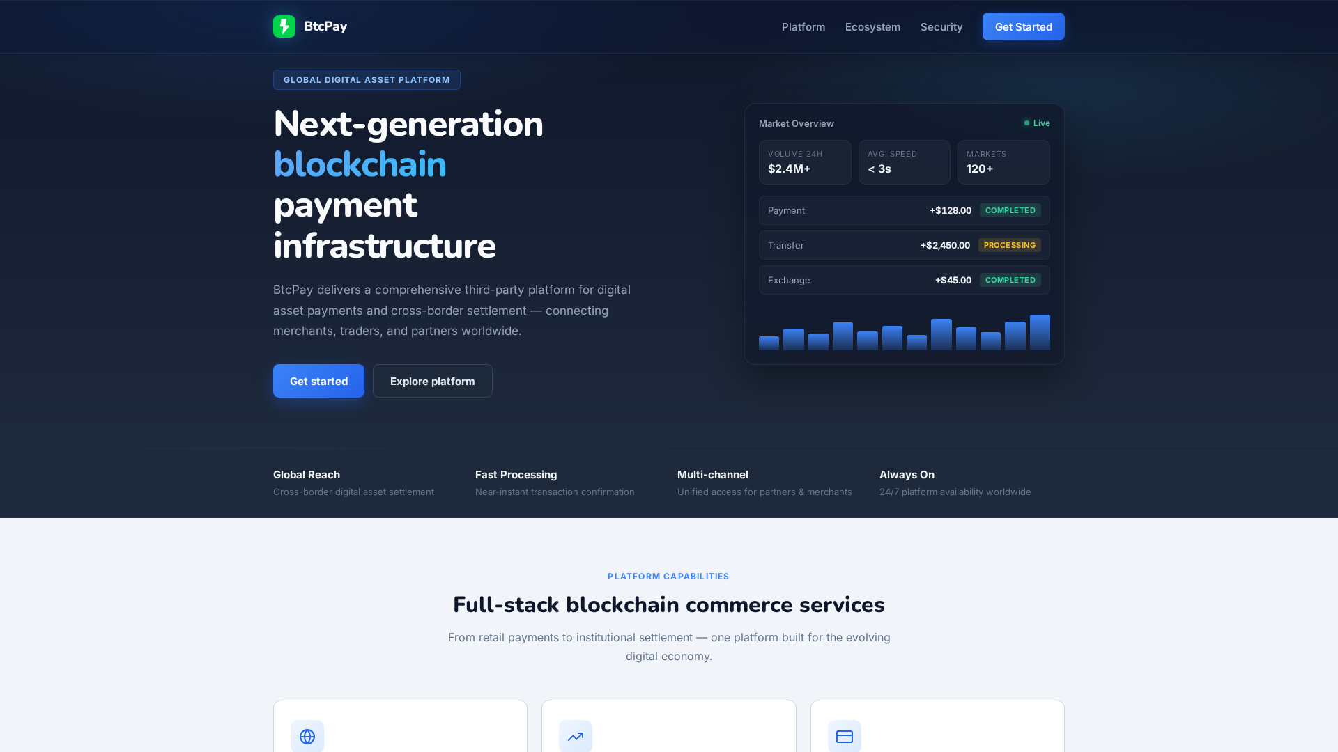 Screenshot of btcpay-cash.app