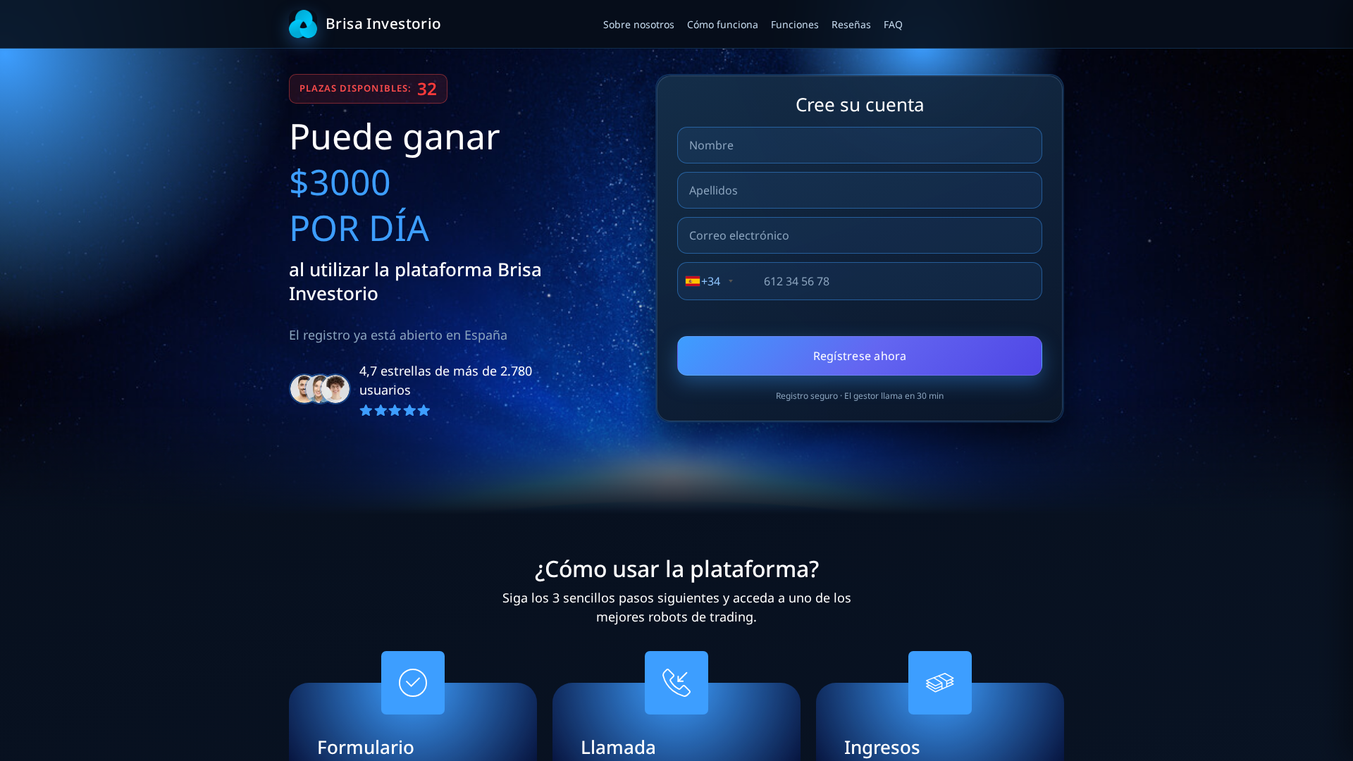Screenshot of brisainvestorio.business