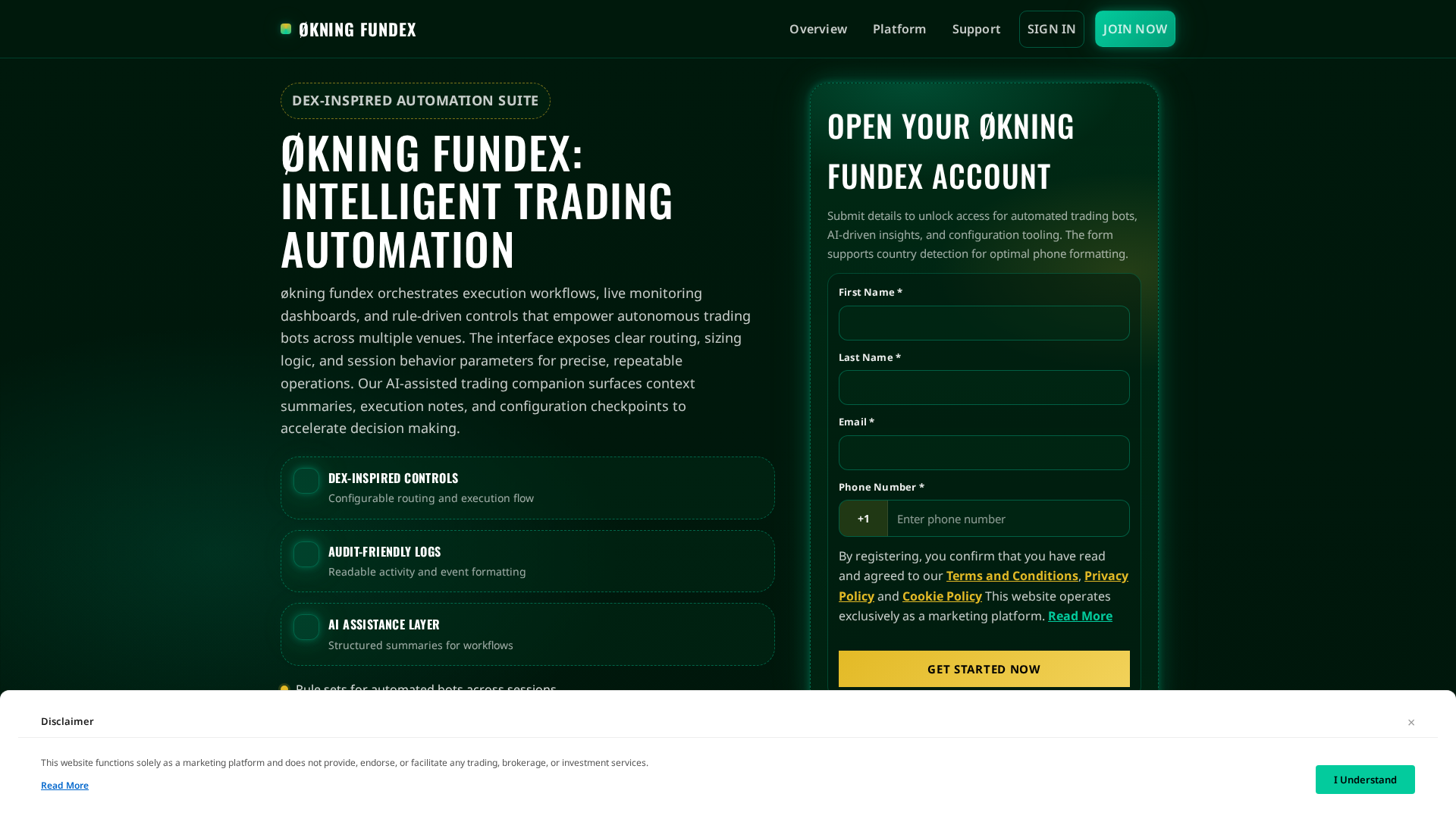 Screenshot of okningfundex.pro