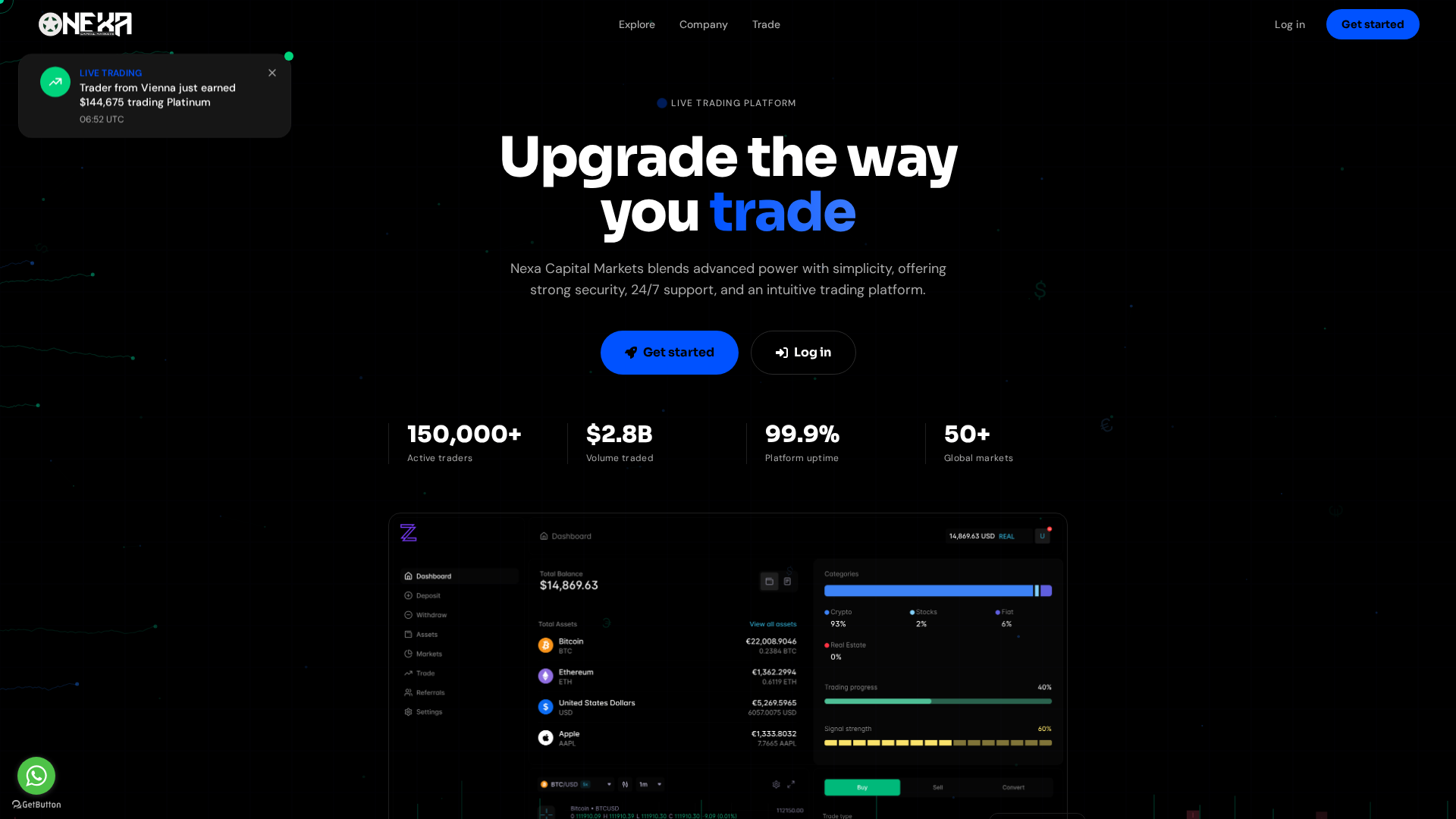 Screenshot of nexacapitalmarkets.com
