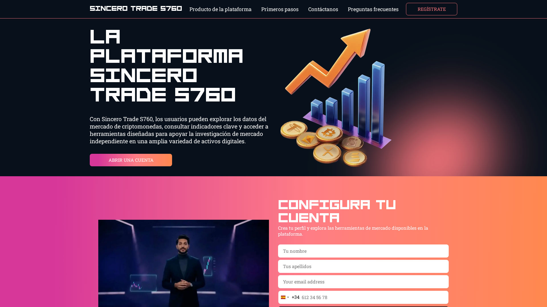 Screenshot of sincerotrades760-ai.com