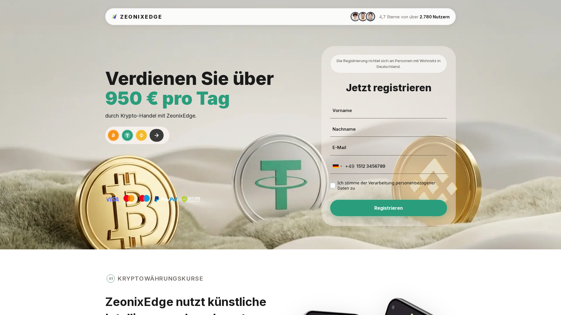 Screenshot of zeonixedge.org