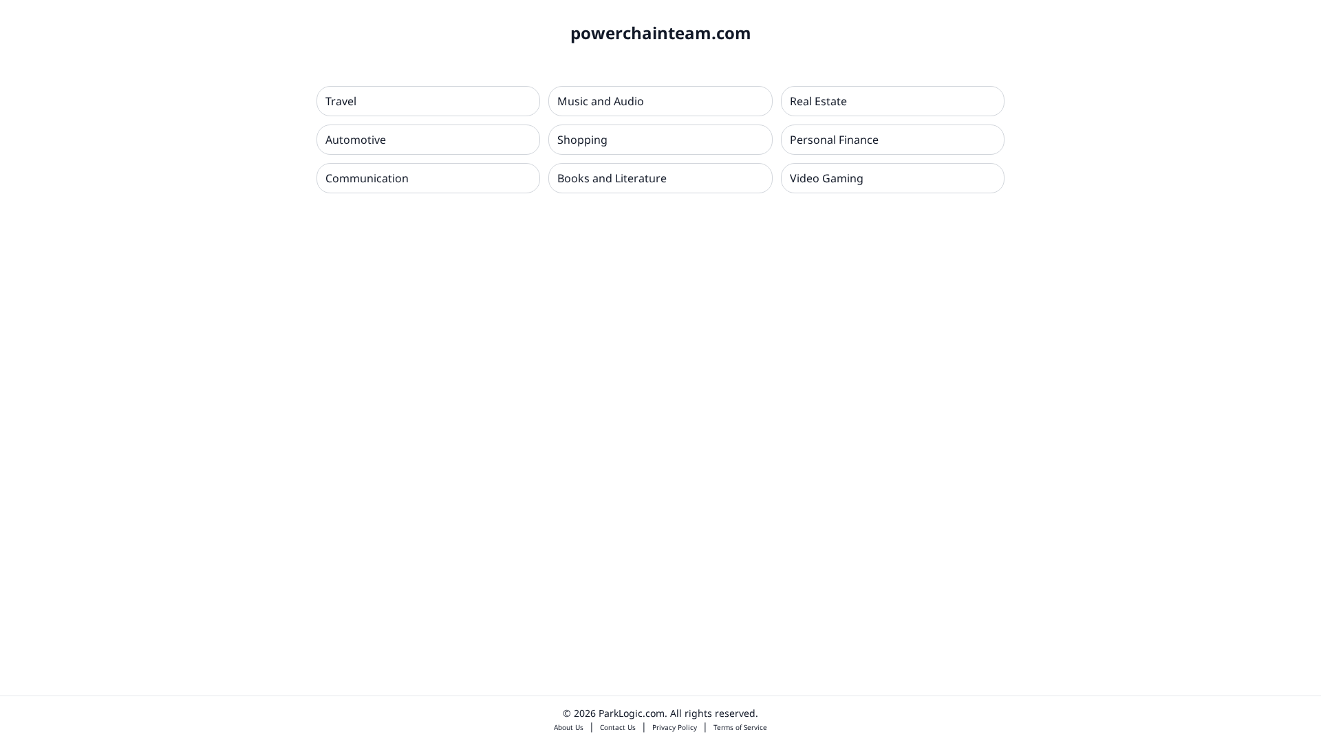 Screenshot of powerchainteam.com