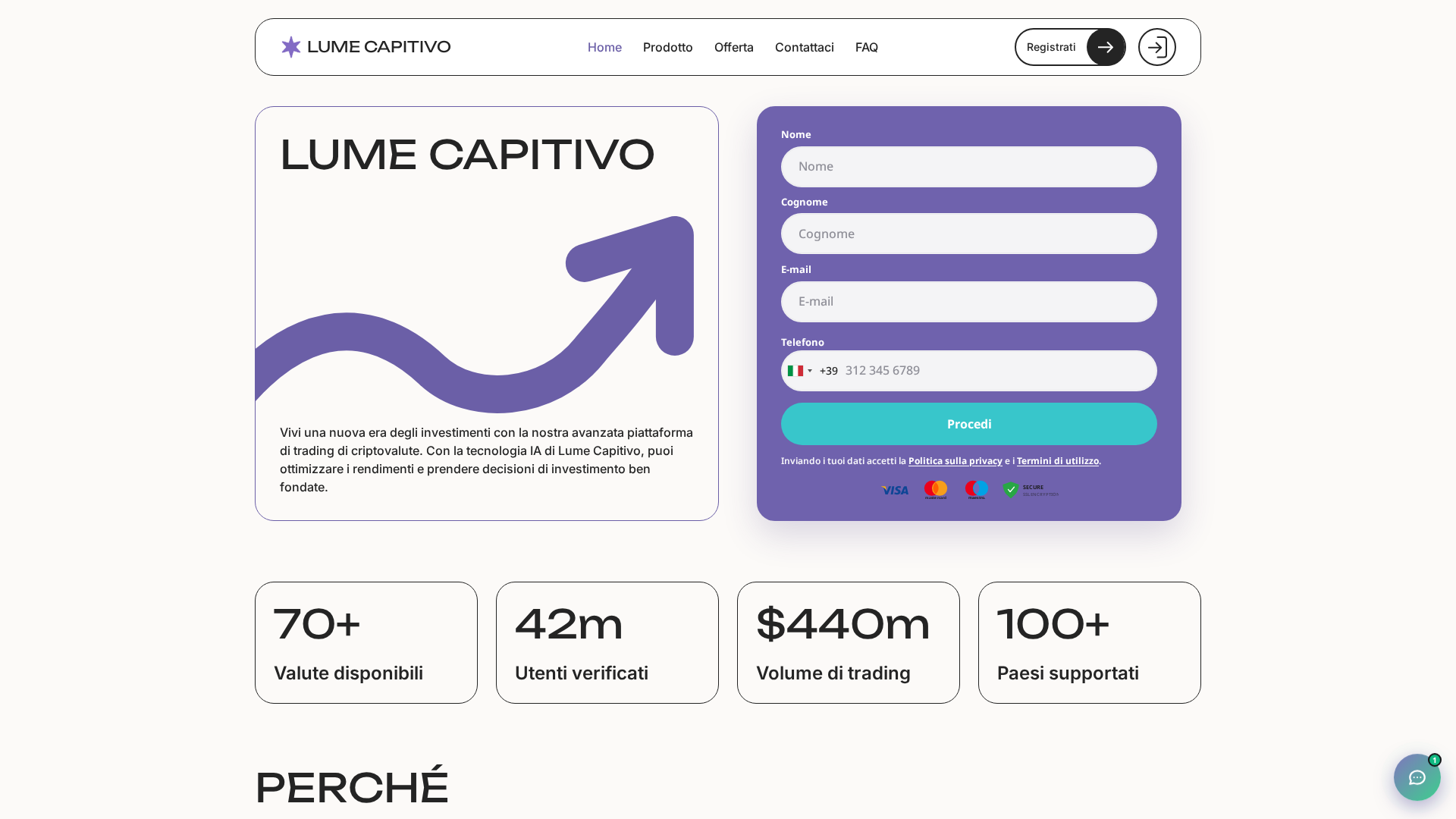 Screenshot of lume-capitivo.org