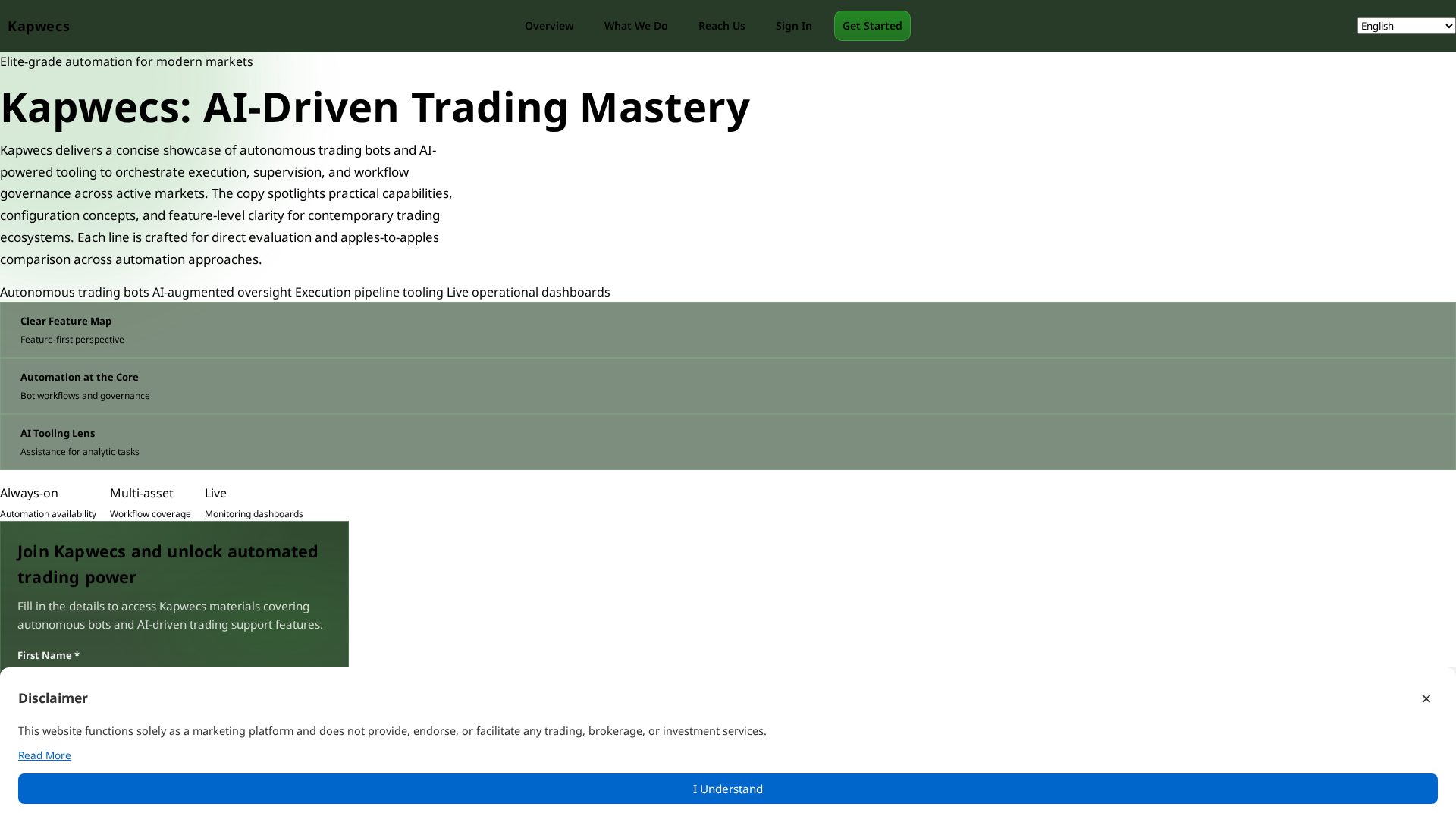 Screenshot of kapwecs.pro