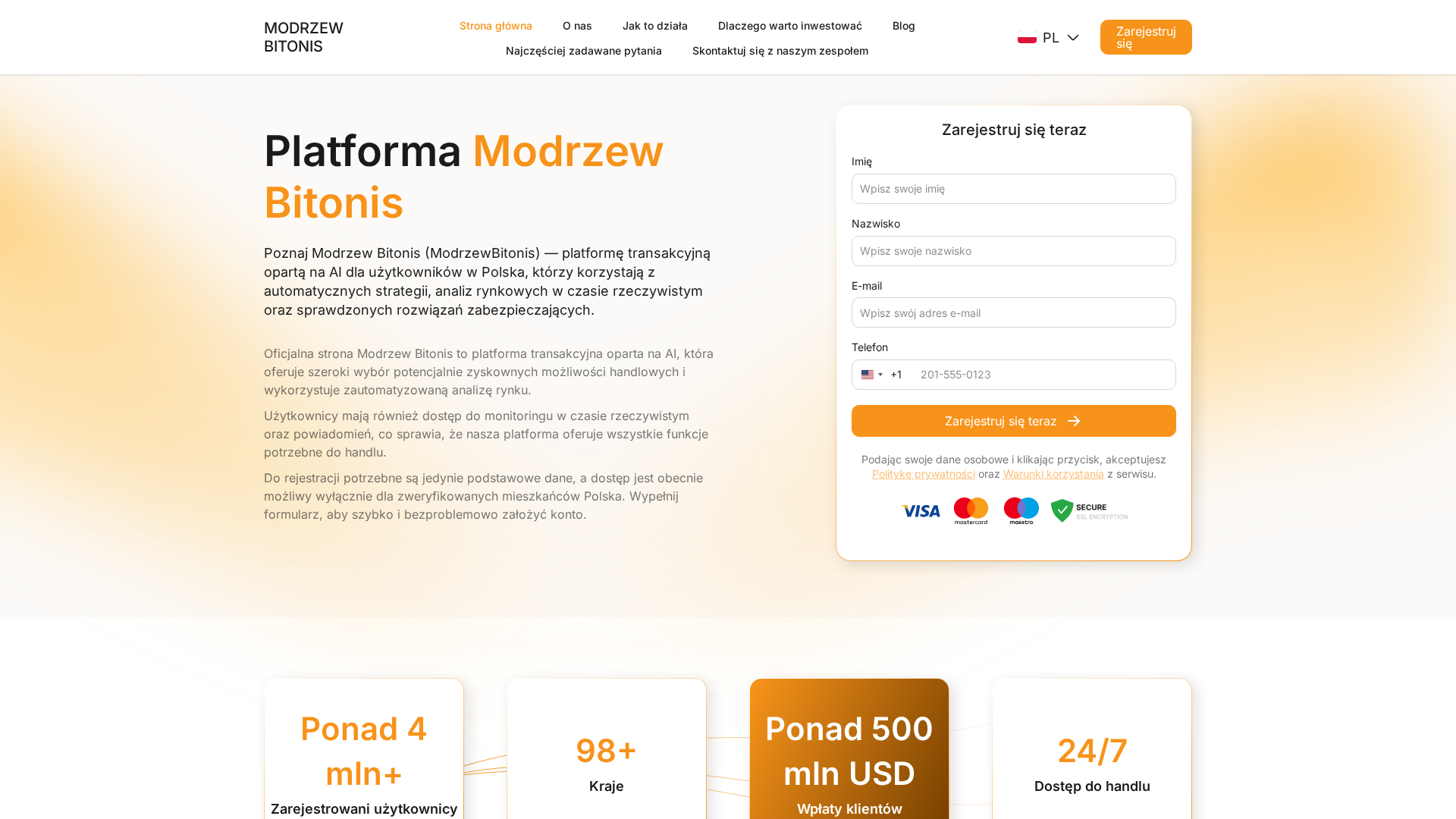 Screenshot of modrzewbitonis.com