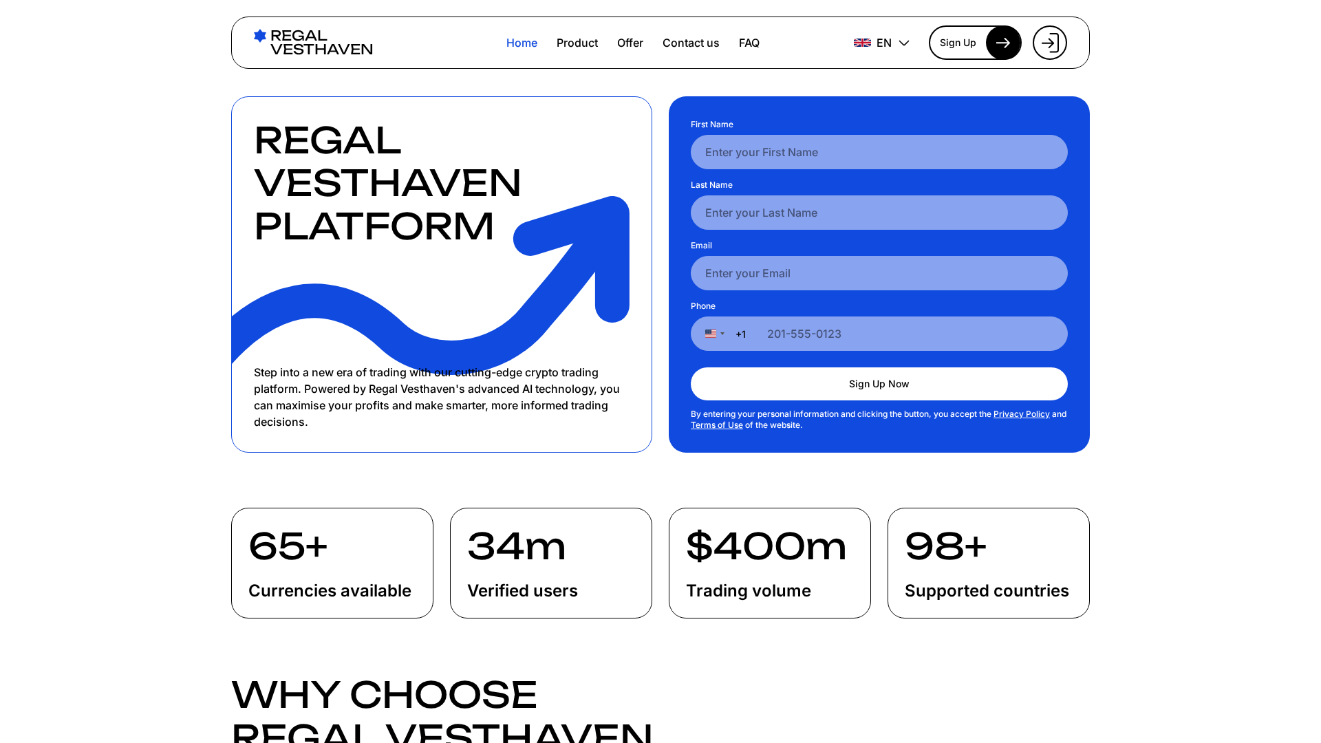 Screenshot of regalvesthaven.com