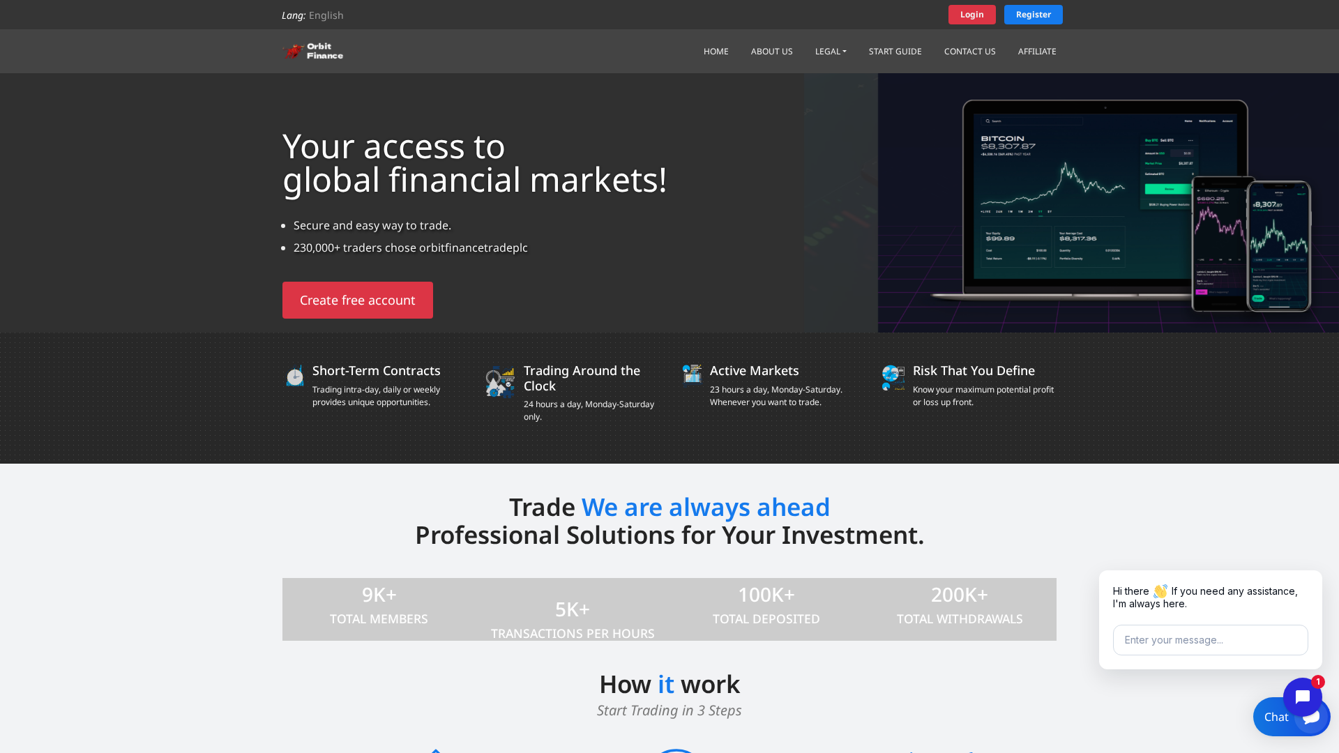 Screenshot of orbitfinancetradeplc.live