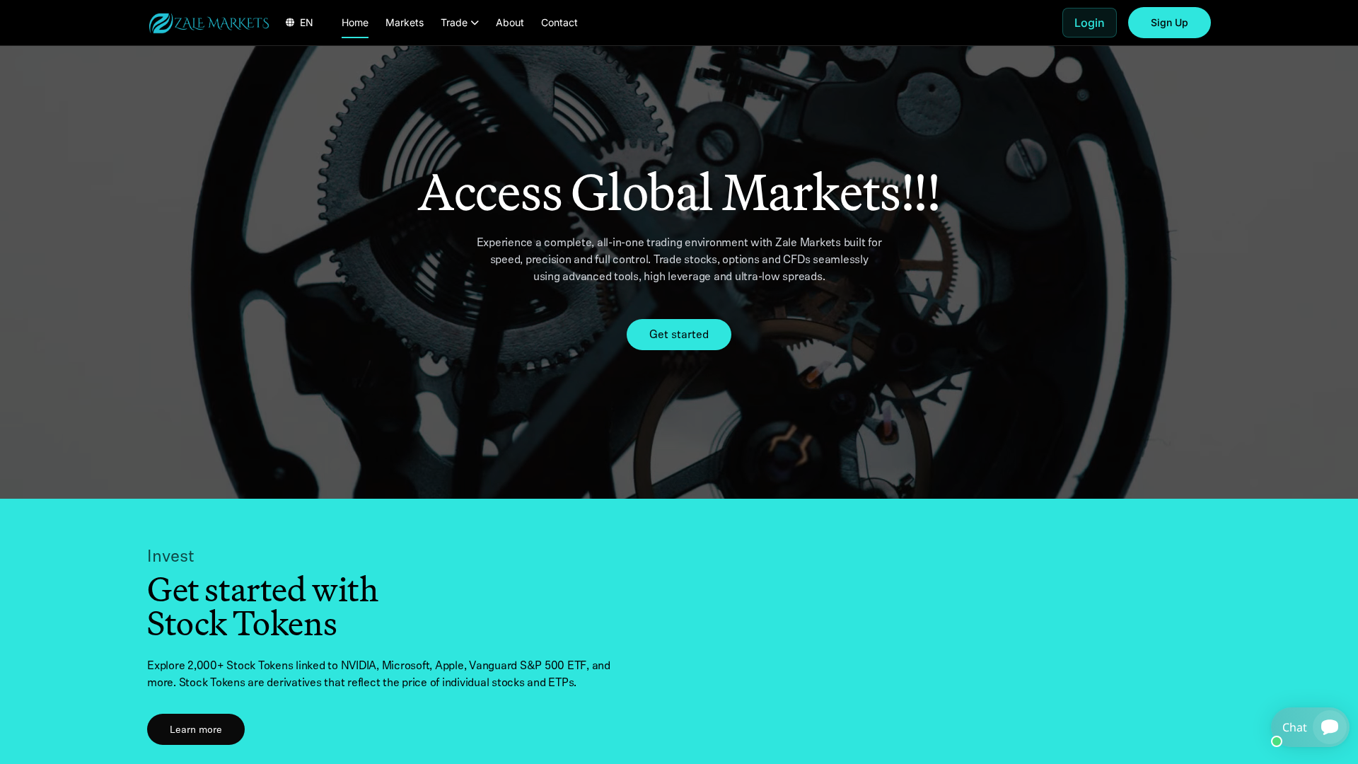Screenshot of zalemarkets.com
