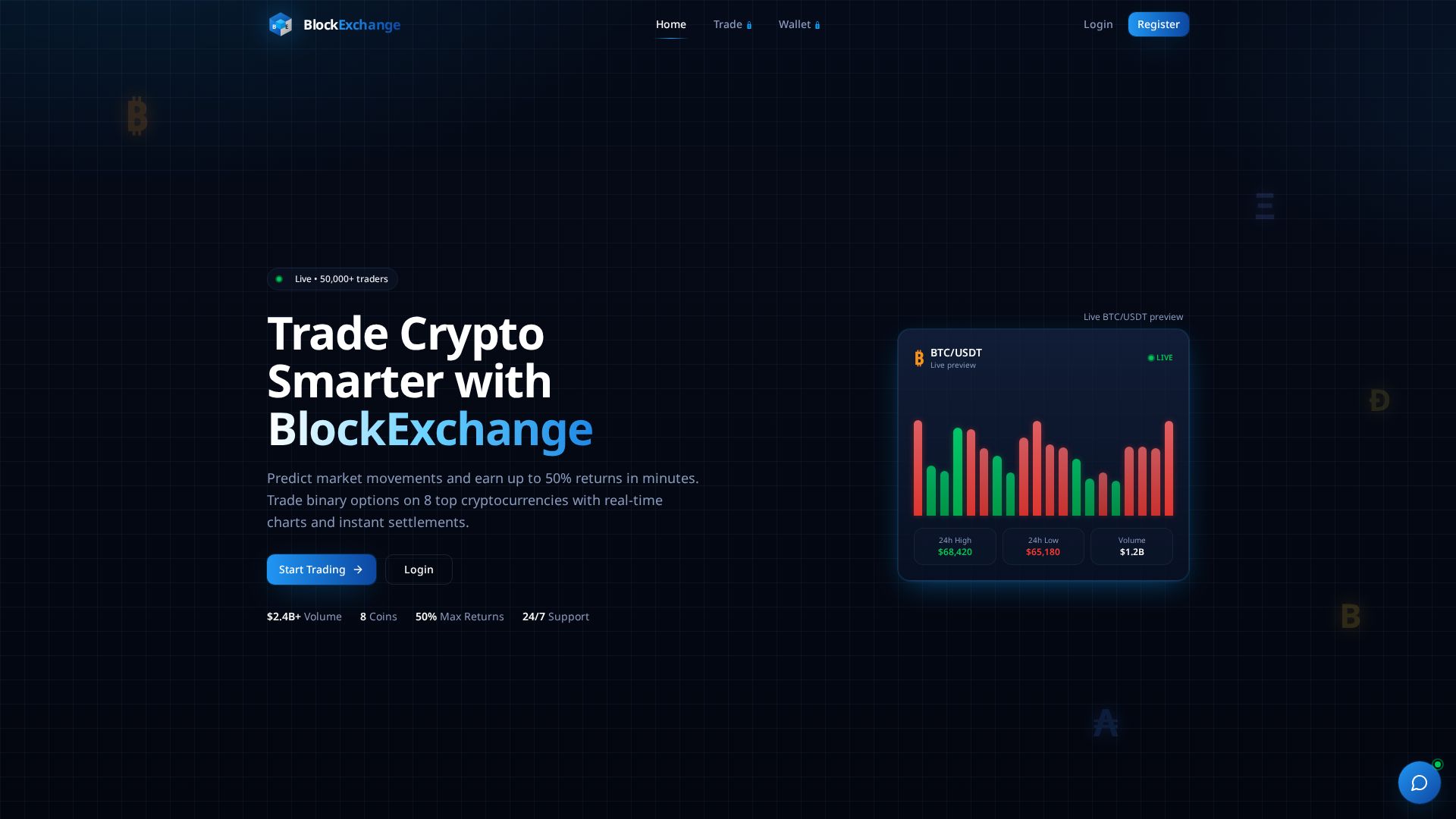 Screenshot of blockexchange.buzz