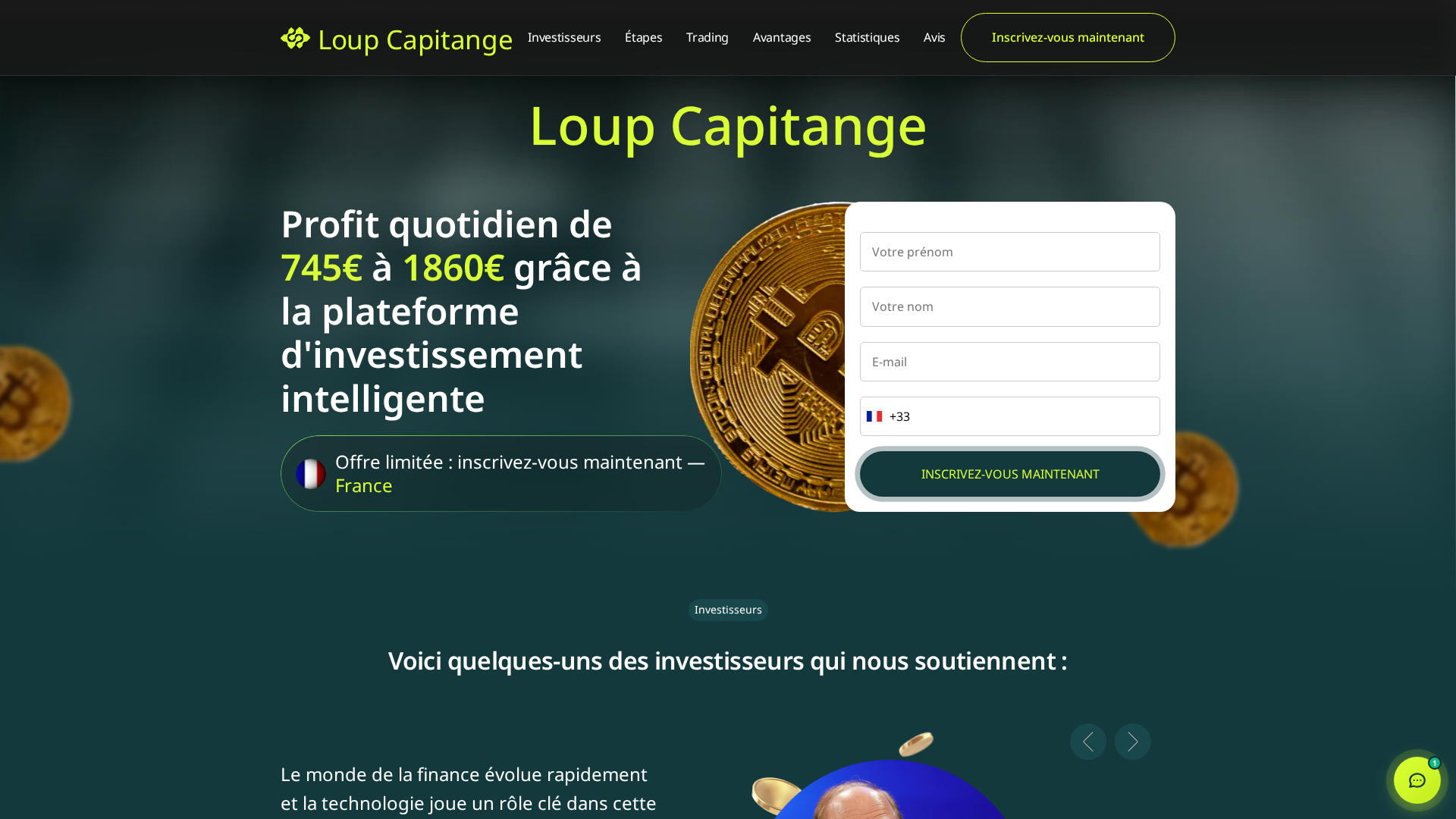Screenshot of loup-capitange.cfd
