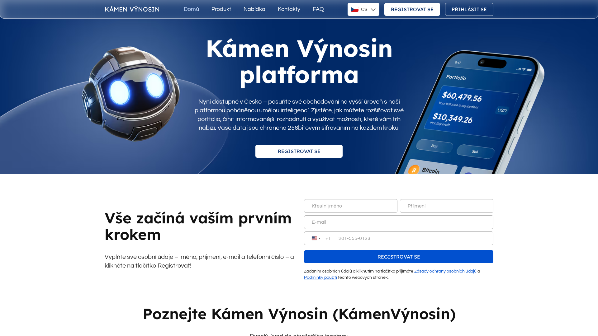 Screenshot of kamenvynosin.pro