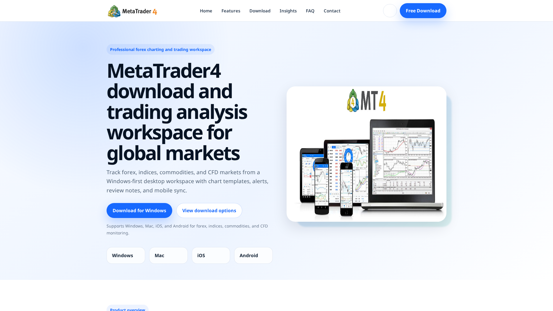 Screenshot of metatrader-zh4.com