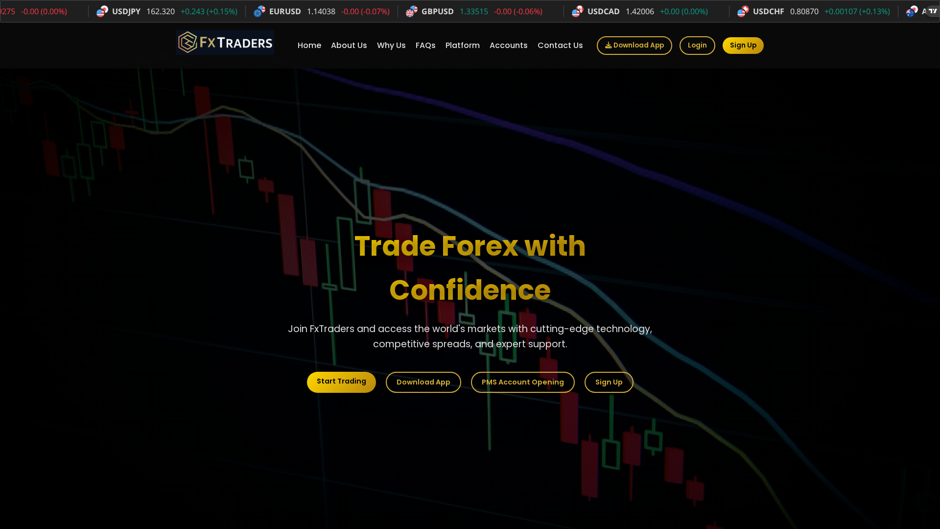 Screenshot of fx-trader.live