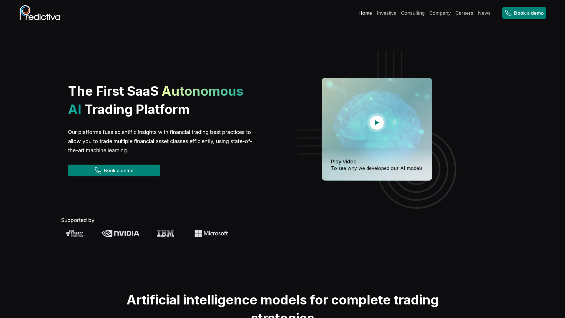 Screenshot of predictiva.co.uk