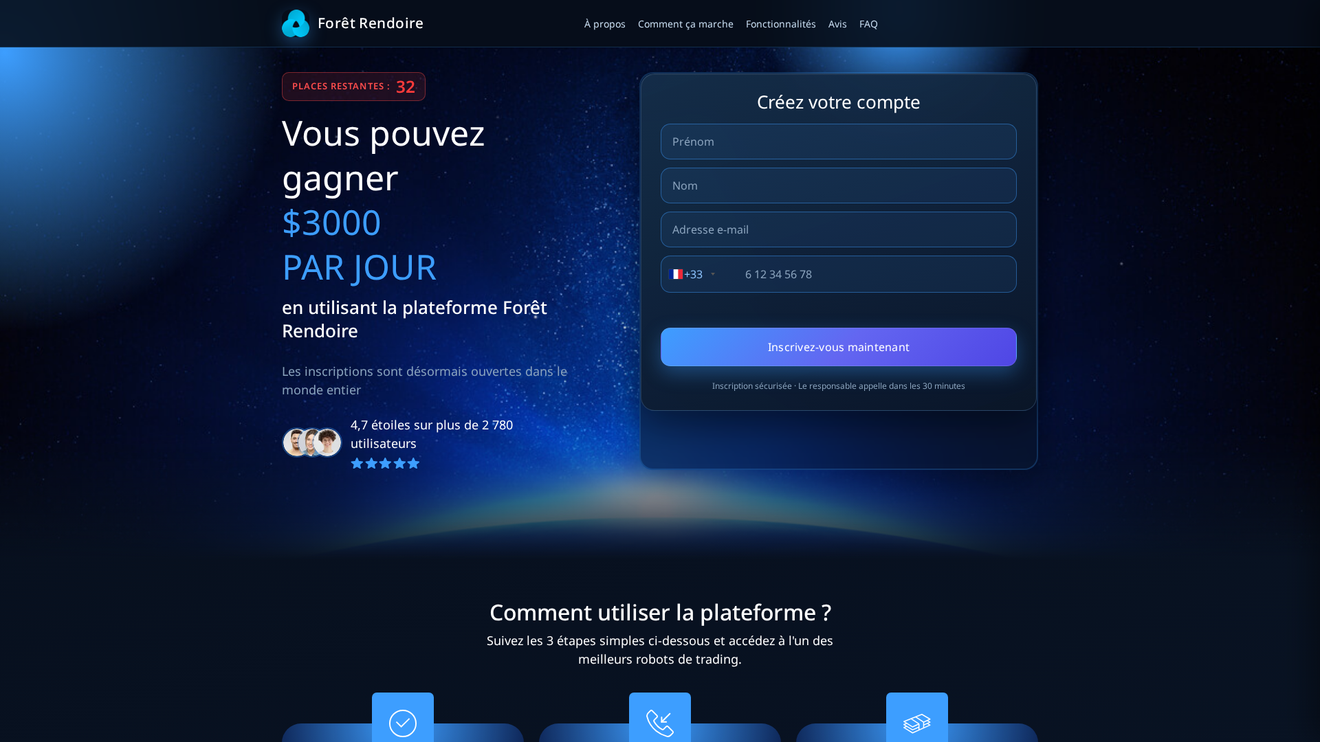 Screenshot of foretrendoire-ai.business
