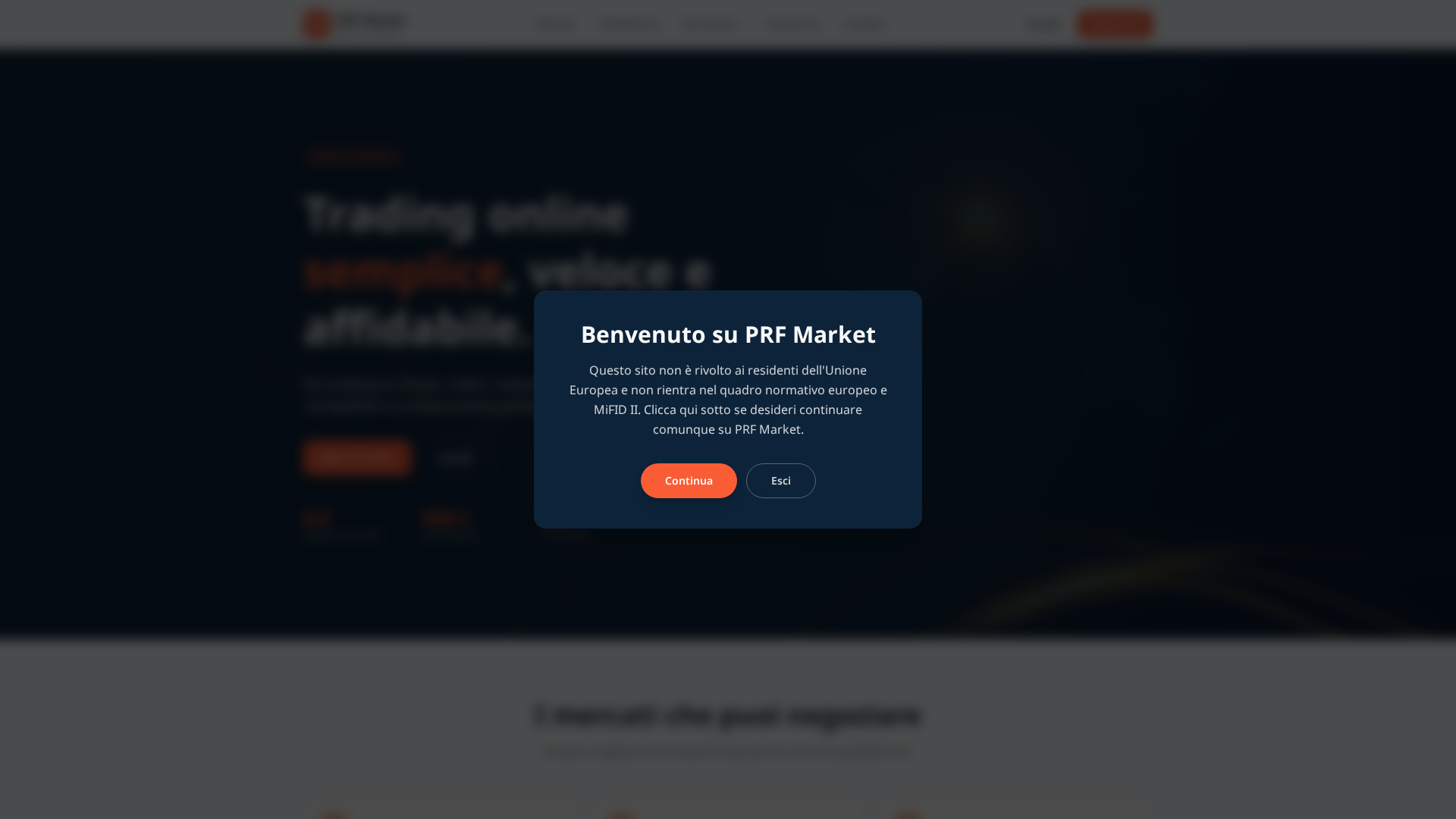 Screenshot of prfmarket.com