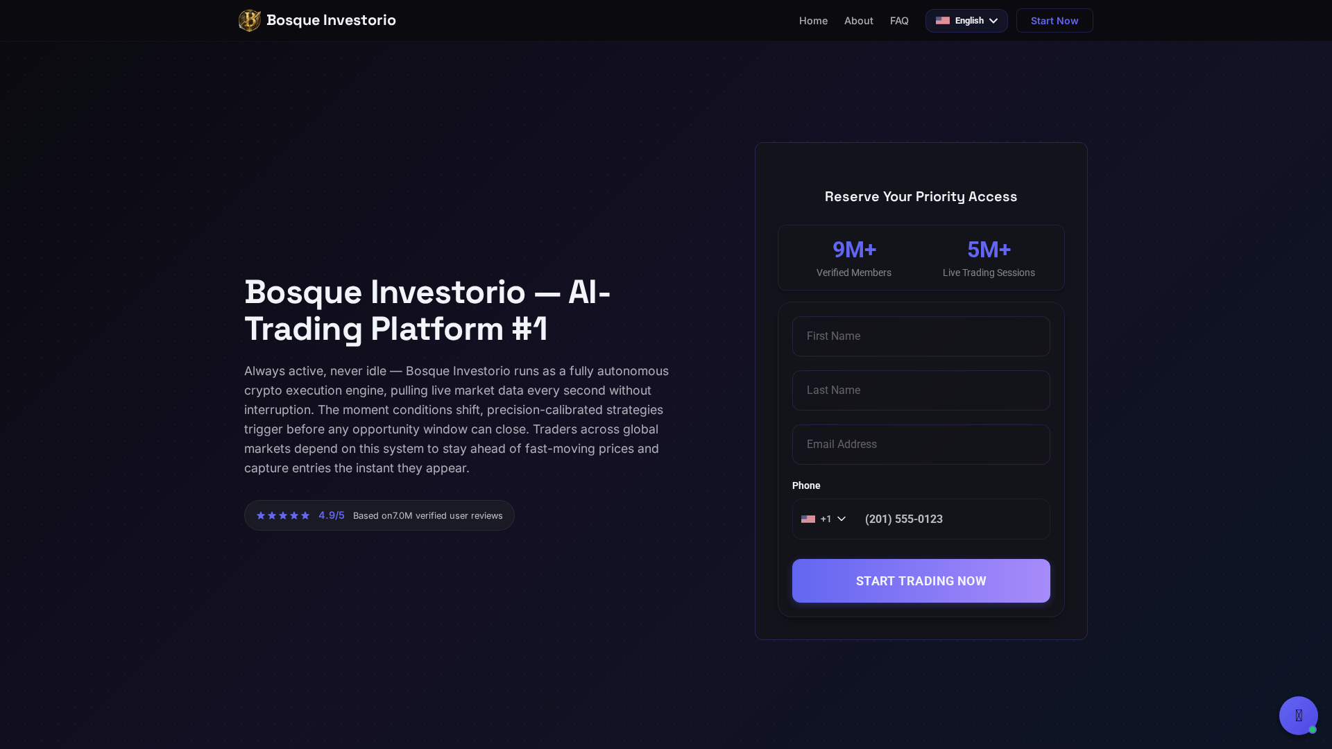 Screenshot of bosque-investorio.net