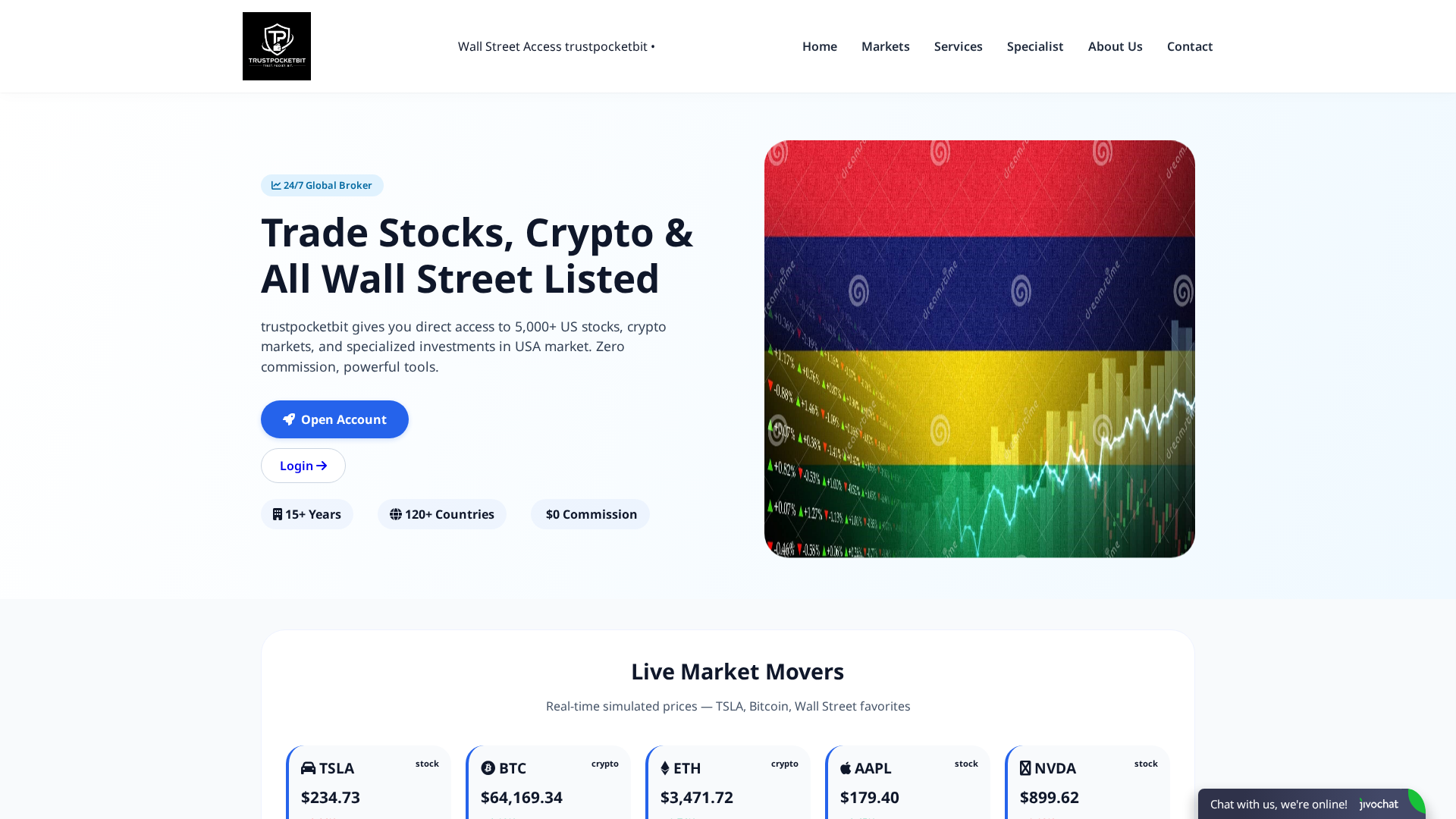 Screenshot of trustpocketbit.com
