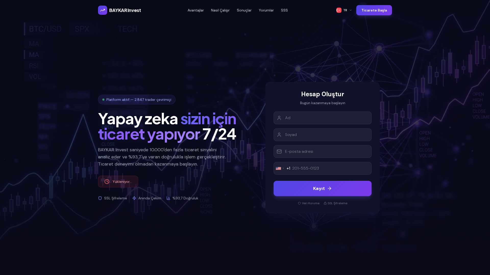 Screenshot of baykar-invest.click