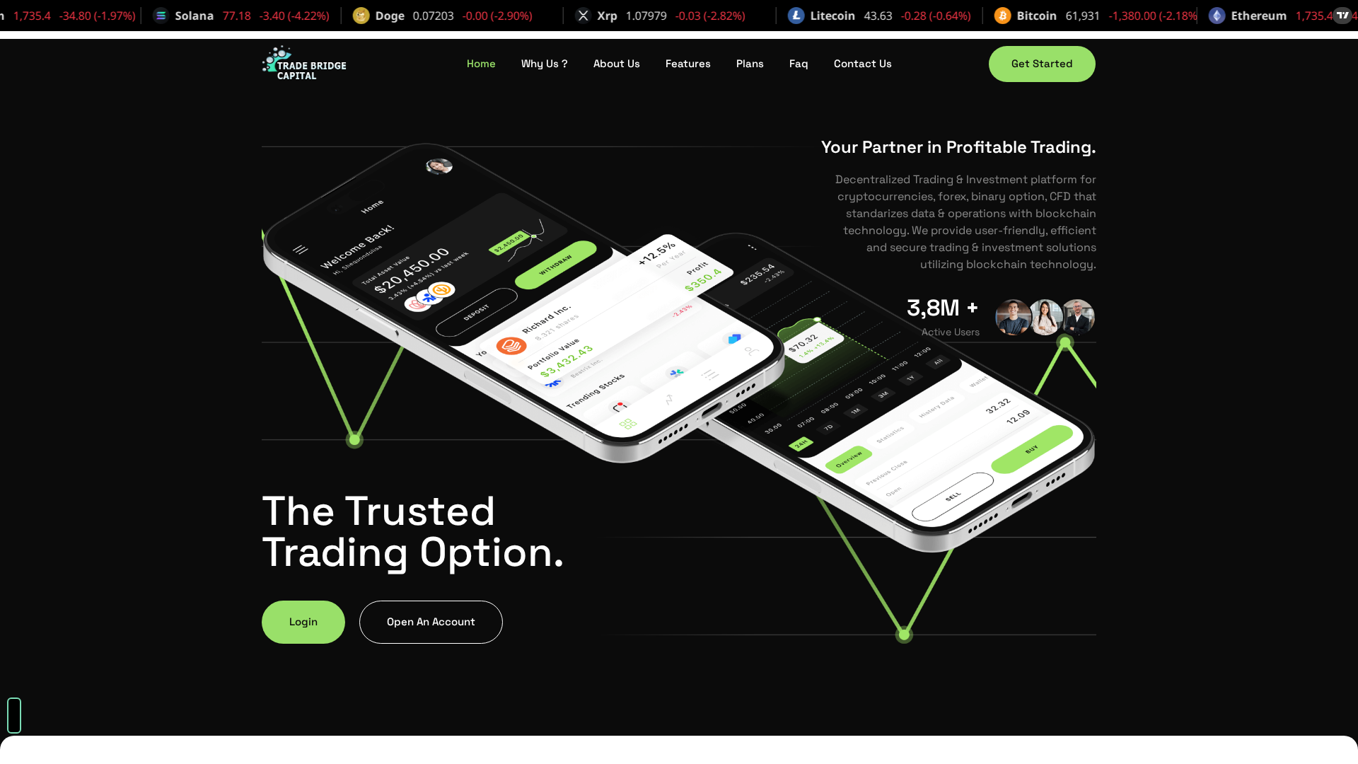 Screenshot of tradebridgecapt.com