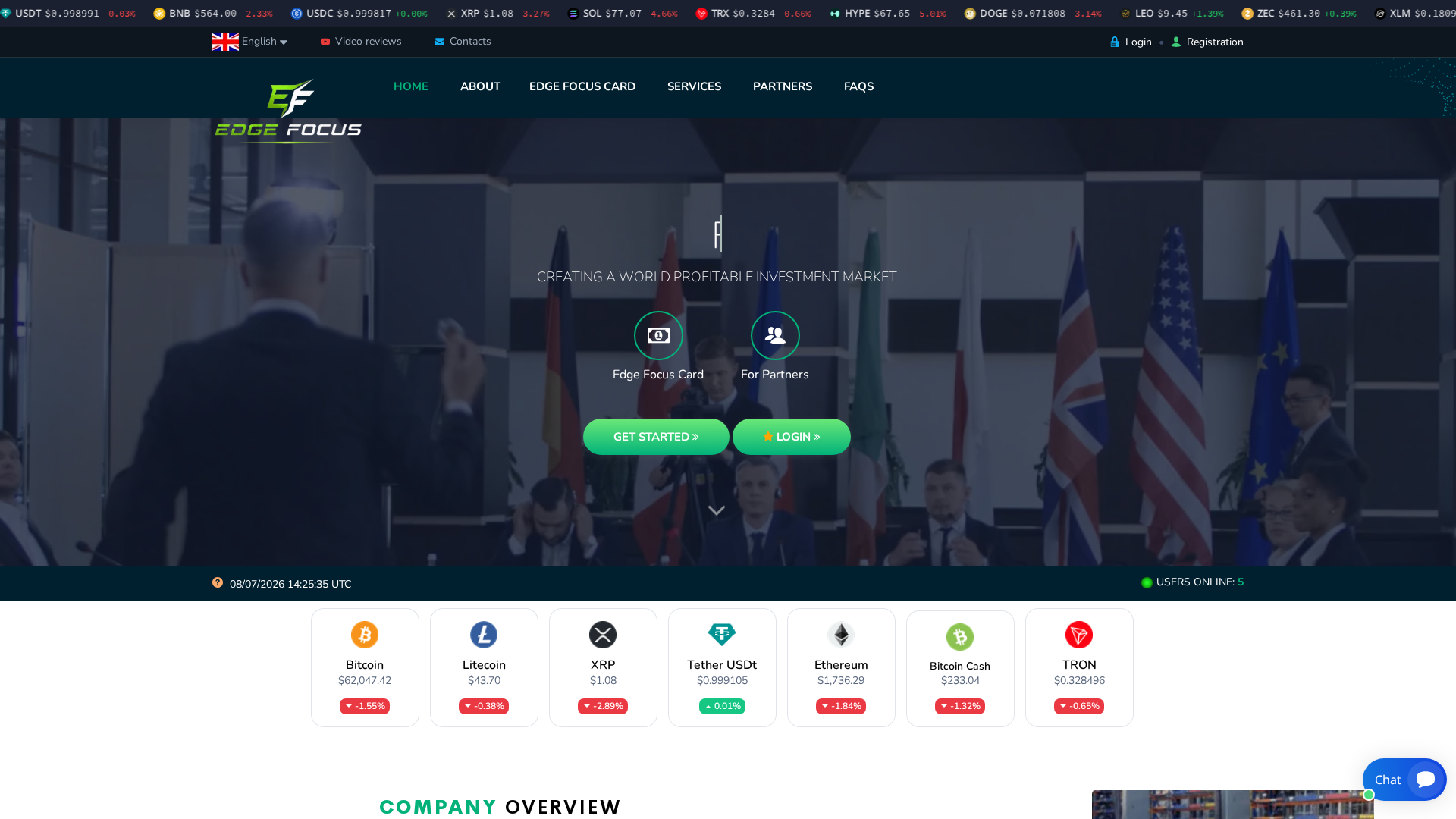 Screenshot of edge-focus.com