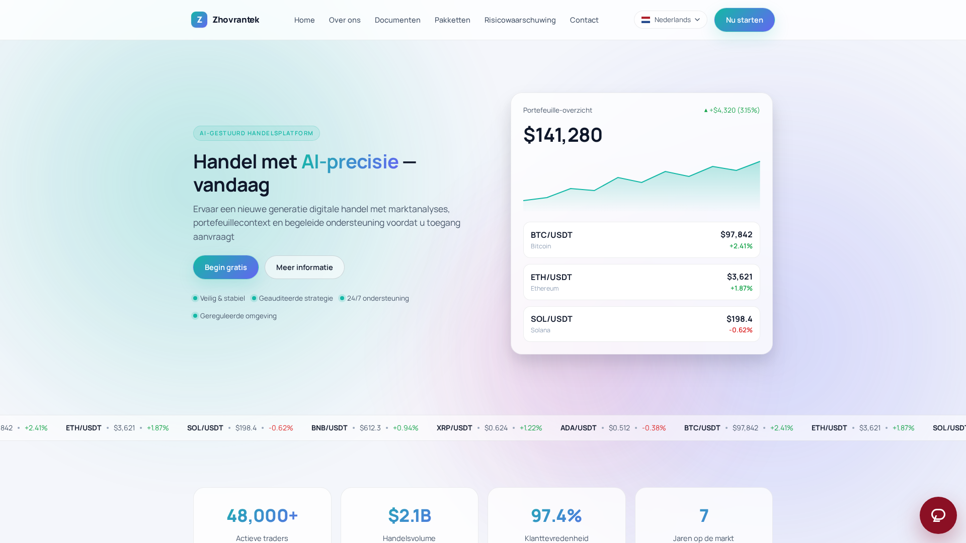 Screenshot of zhovrantek-netherlands.com