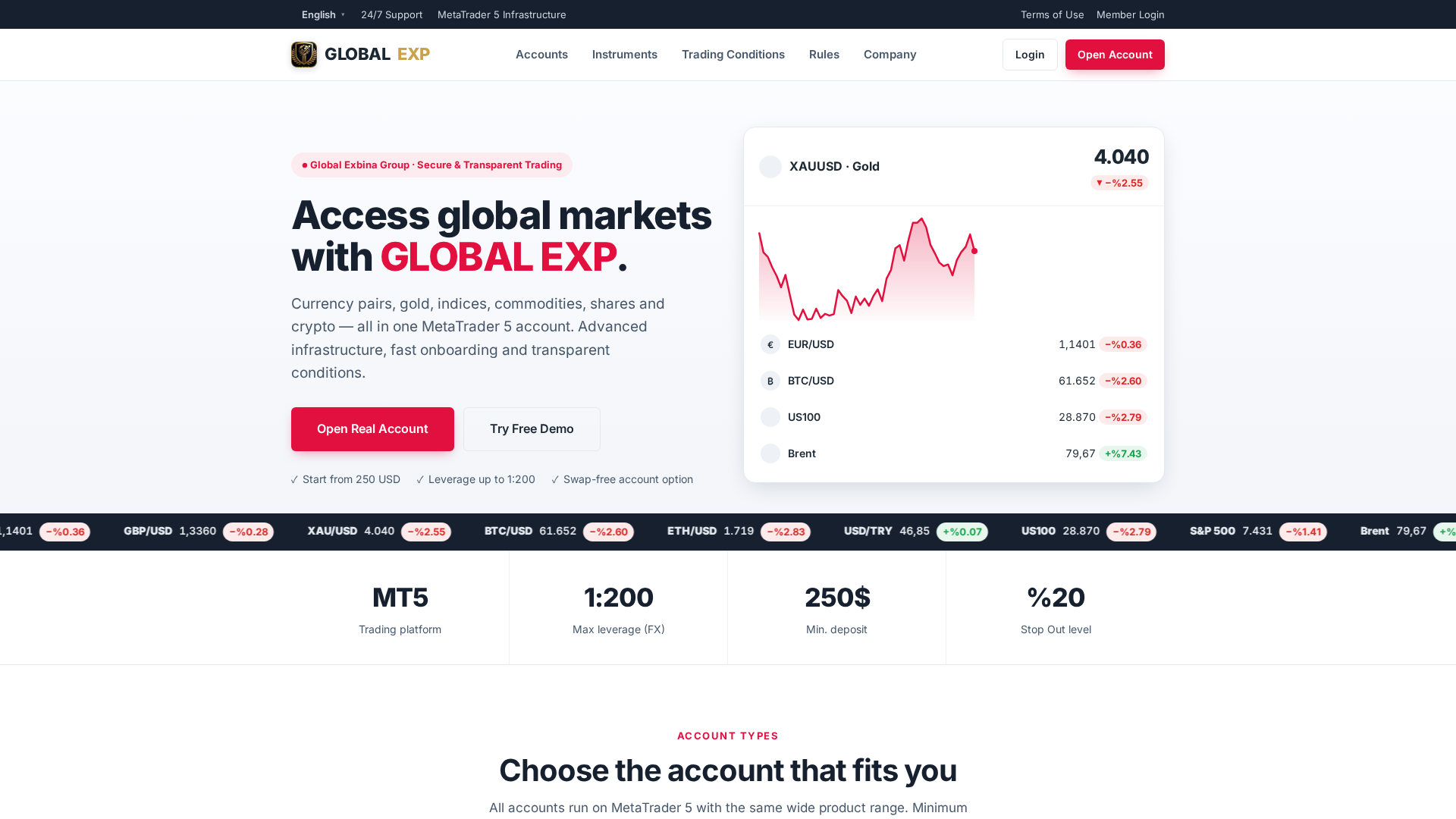 Screenshot of global-exp-group.com