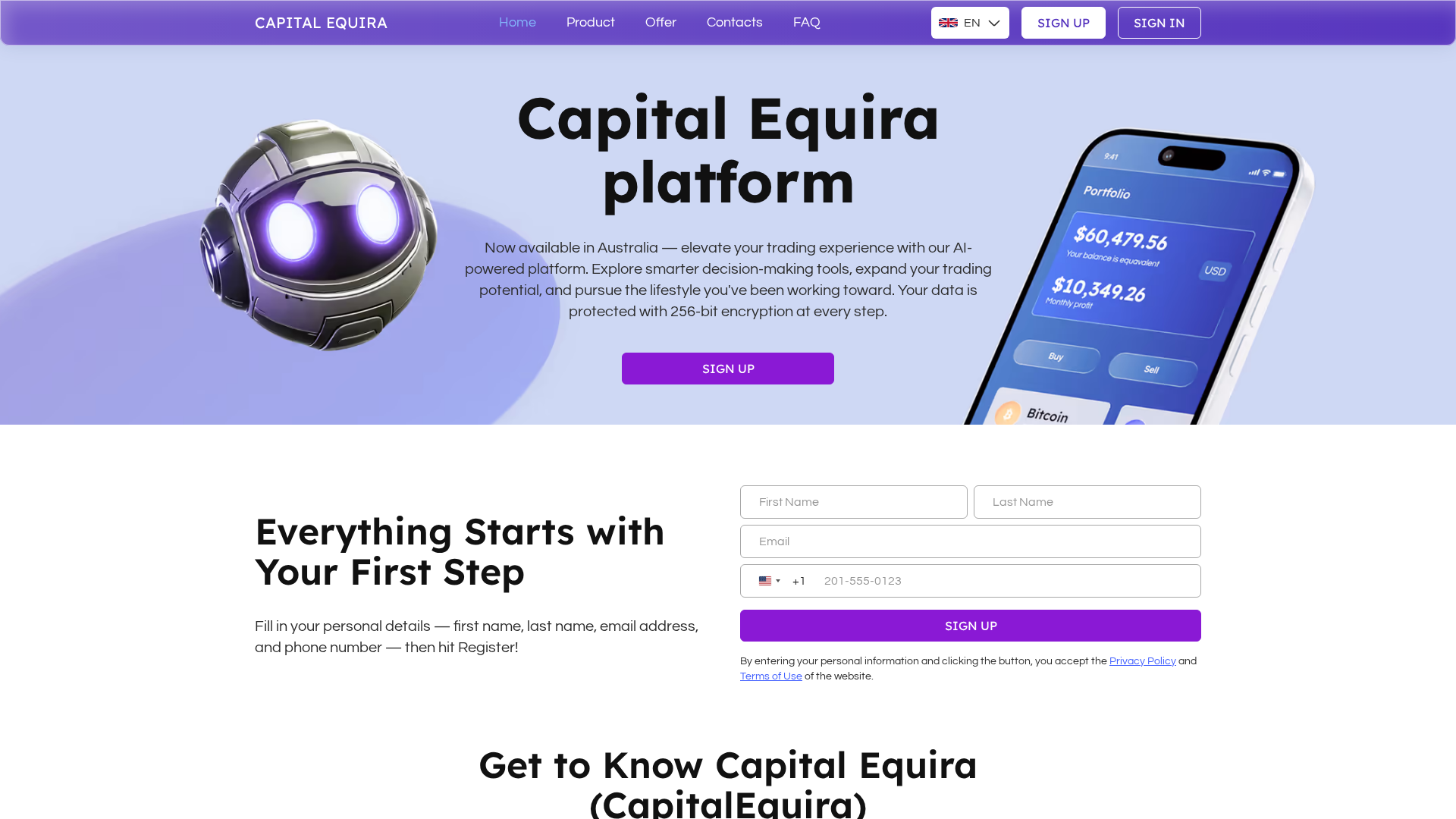 Screenshot of capitalequira.com