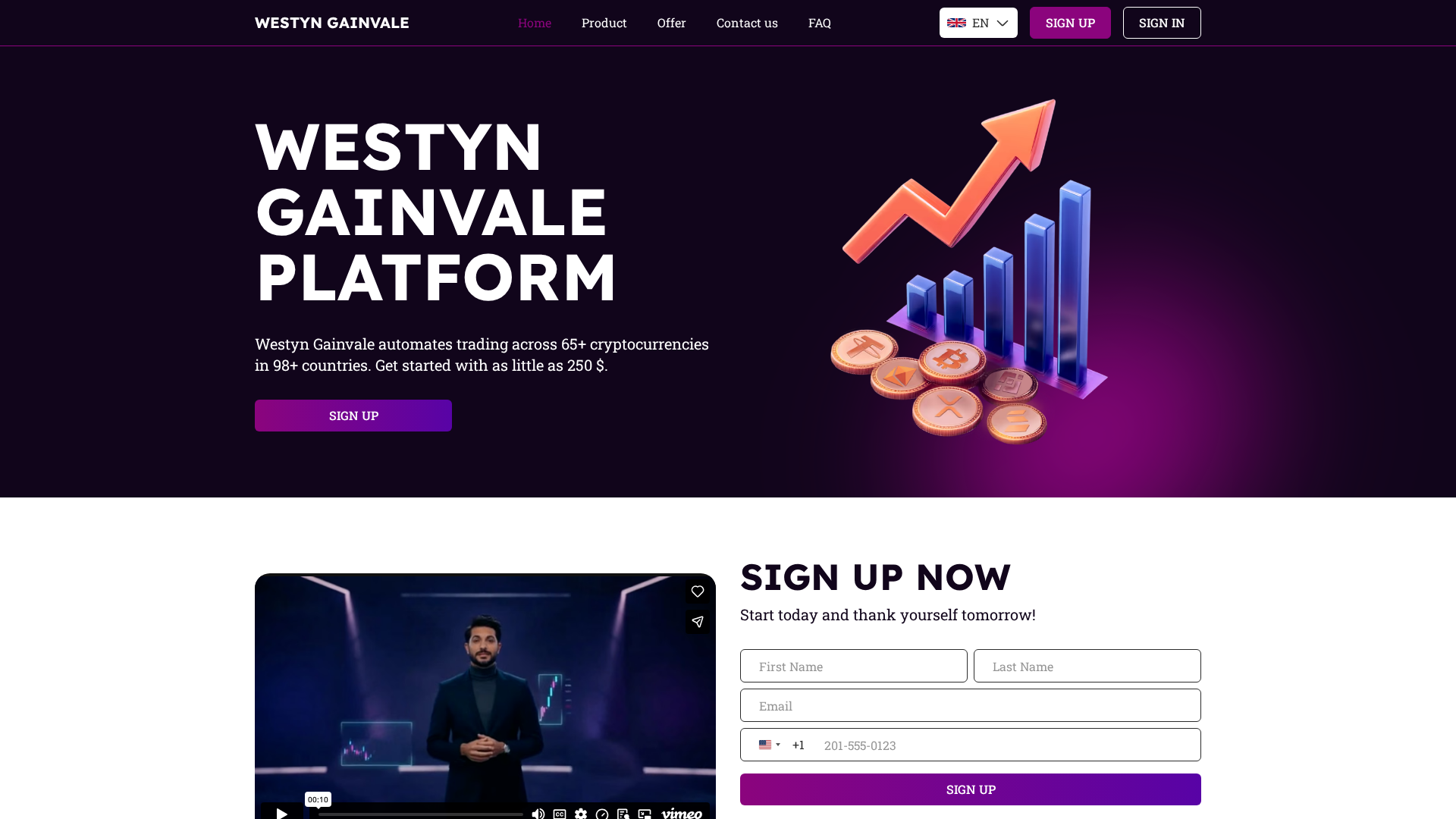 Screenshot of westyn-gainvale.com