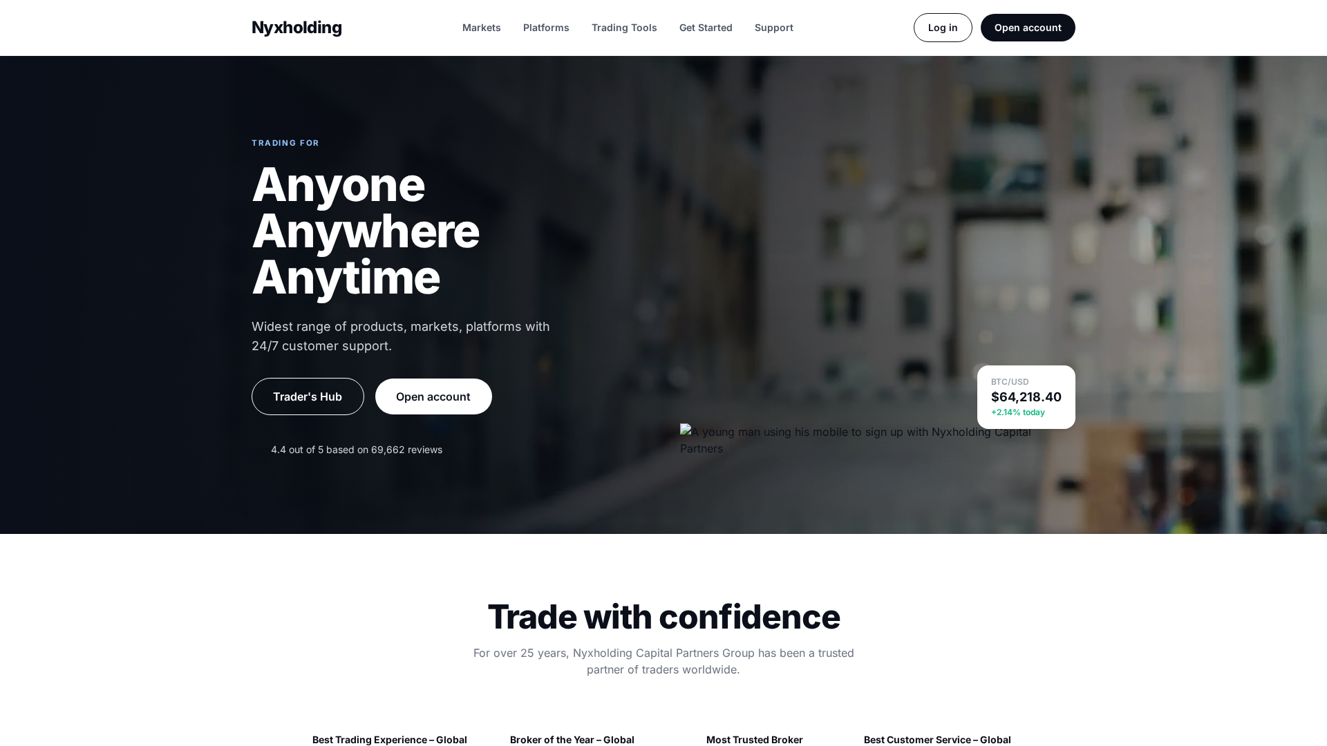 Screenshot of nyxholding.co