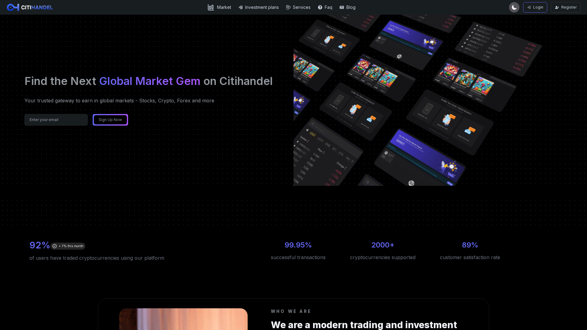 Screenshot of citihandel.pro