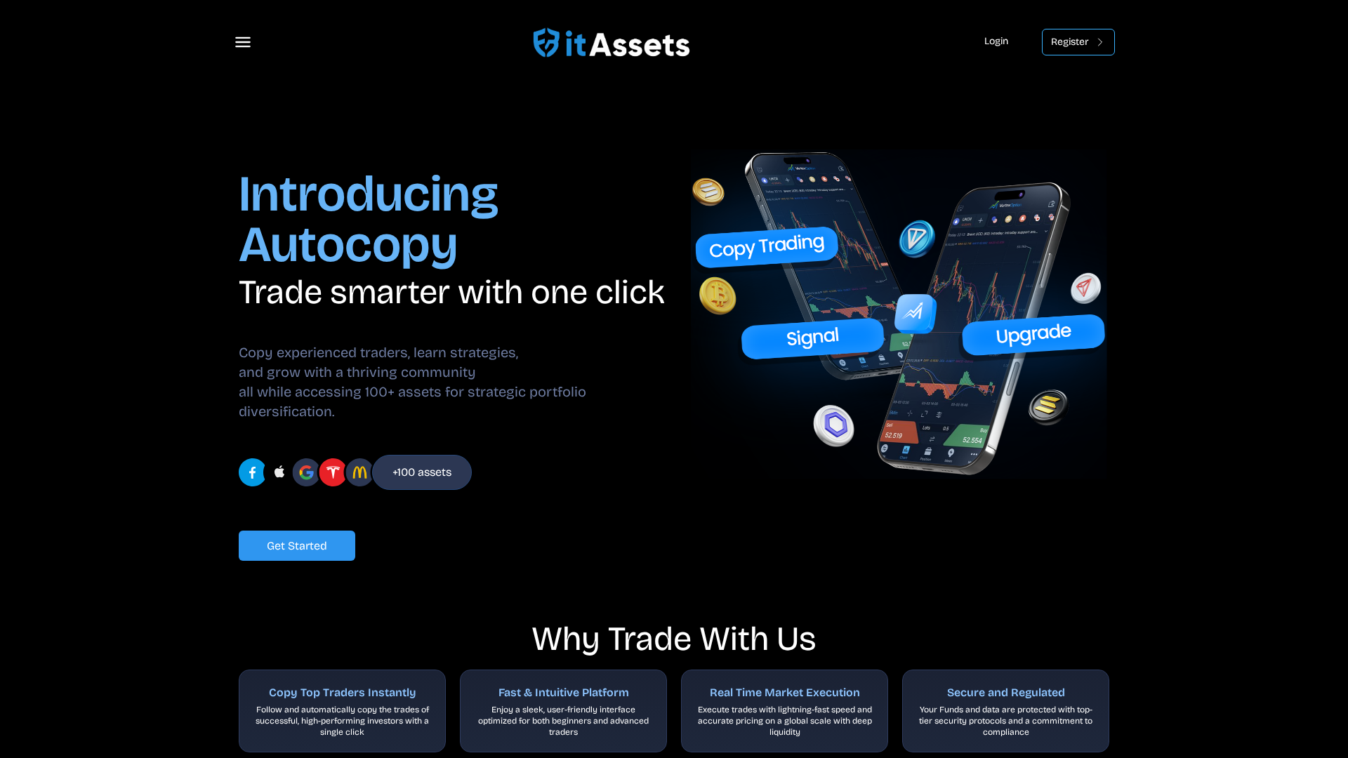 Screenshot of bitassets.live