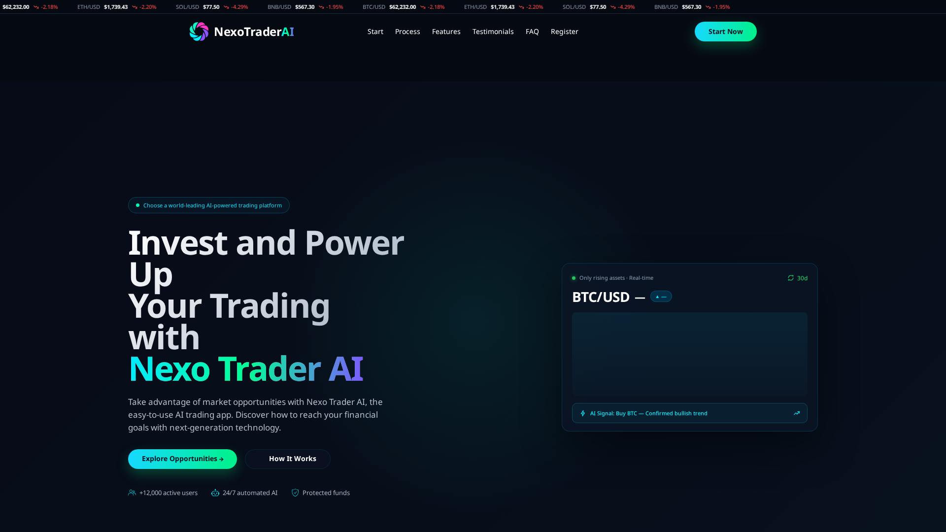 Screenshot of nexo-robot-ai.com