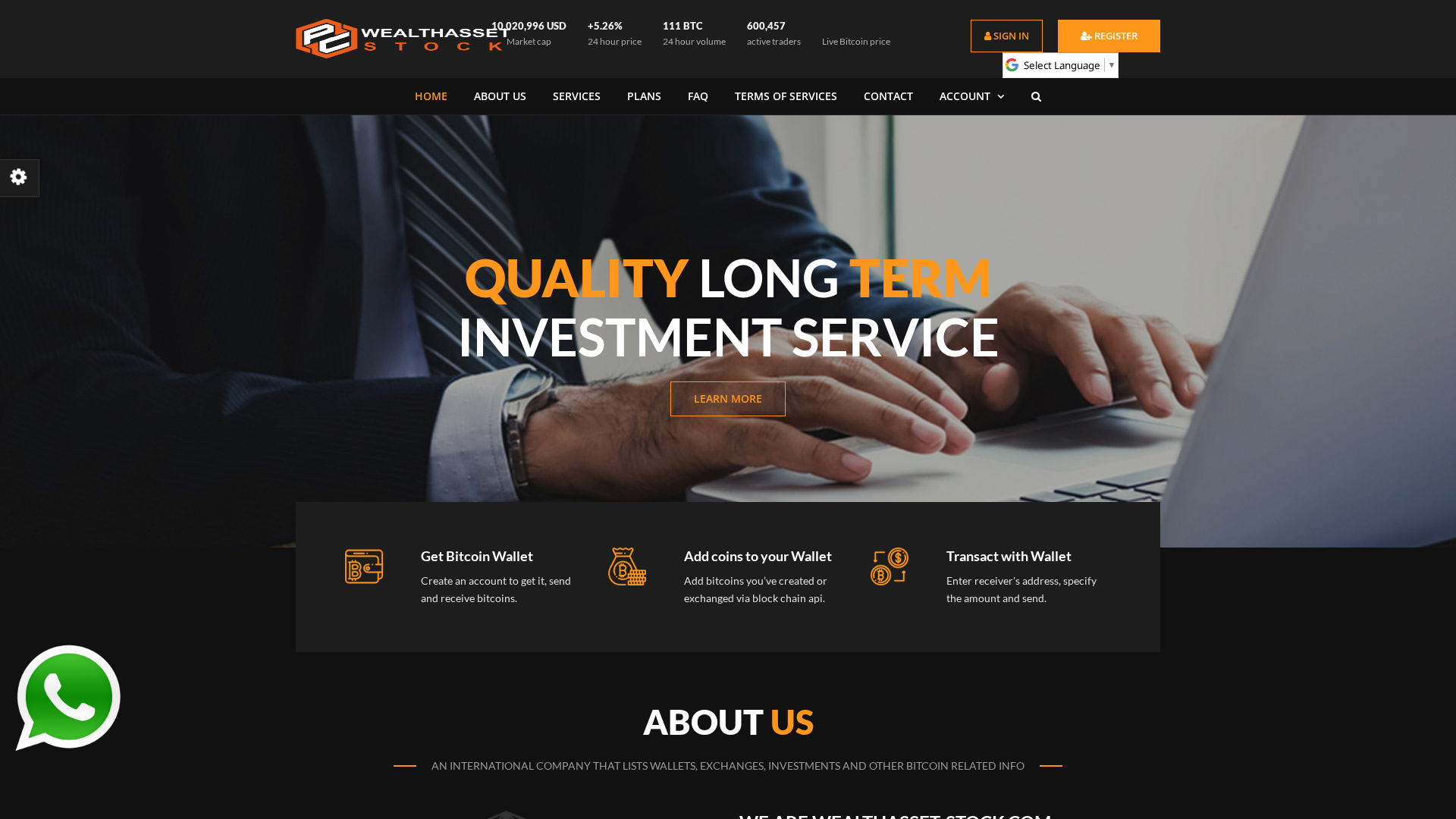 Screenshot of wealthasset-stock.com