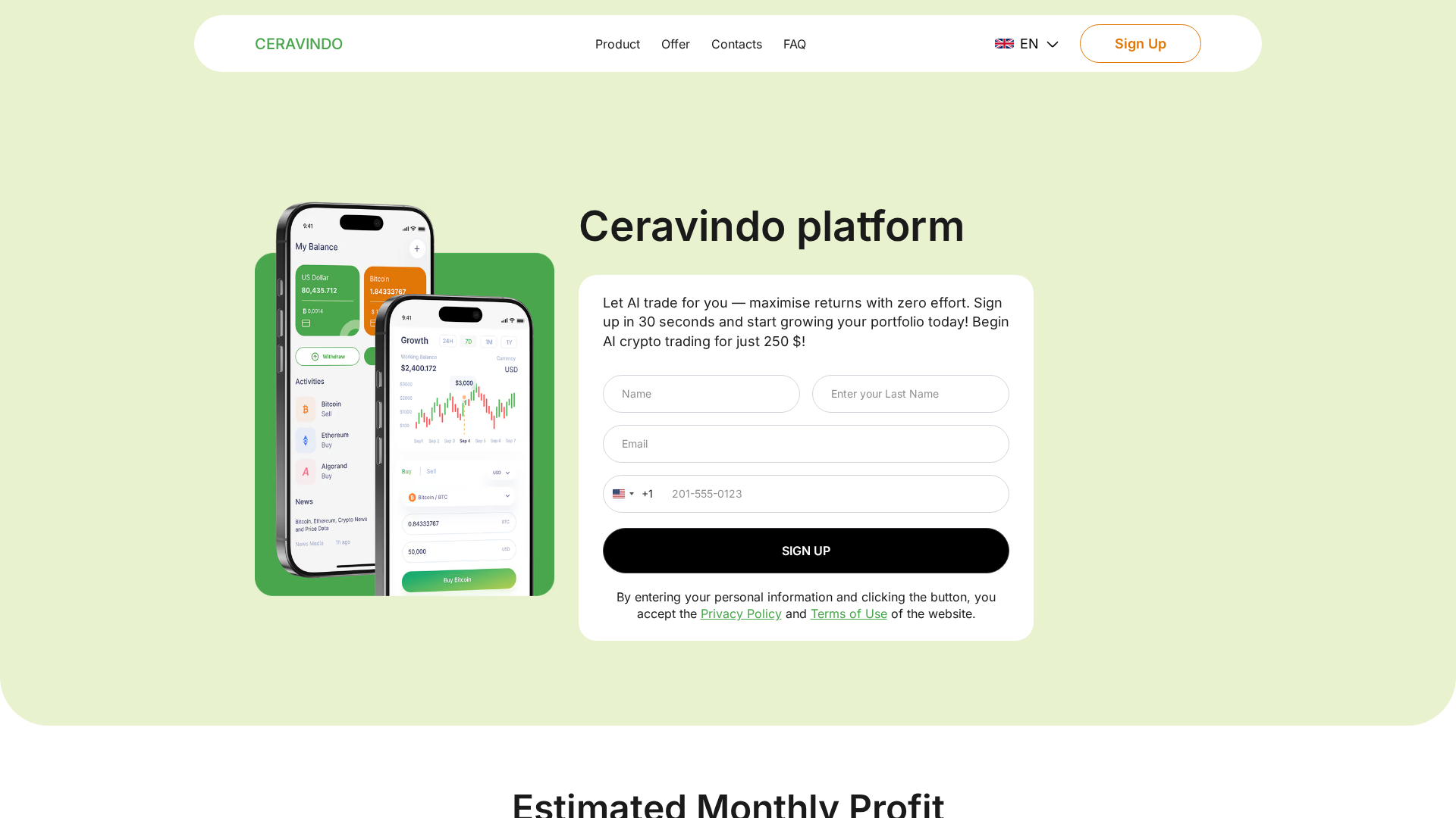 Screenshot of ceravindo.pro