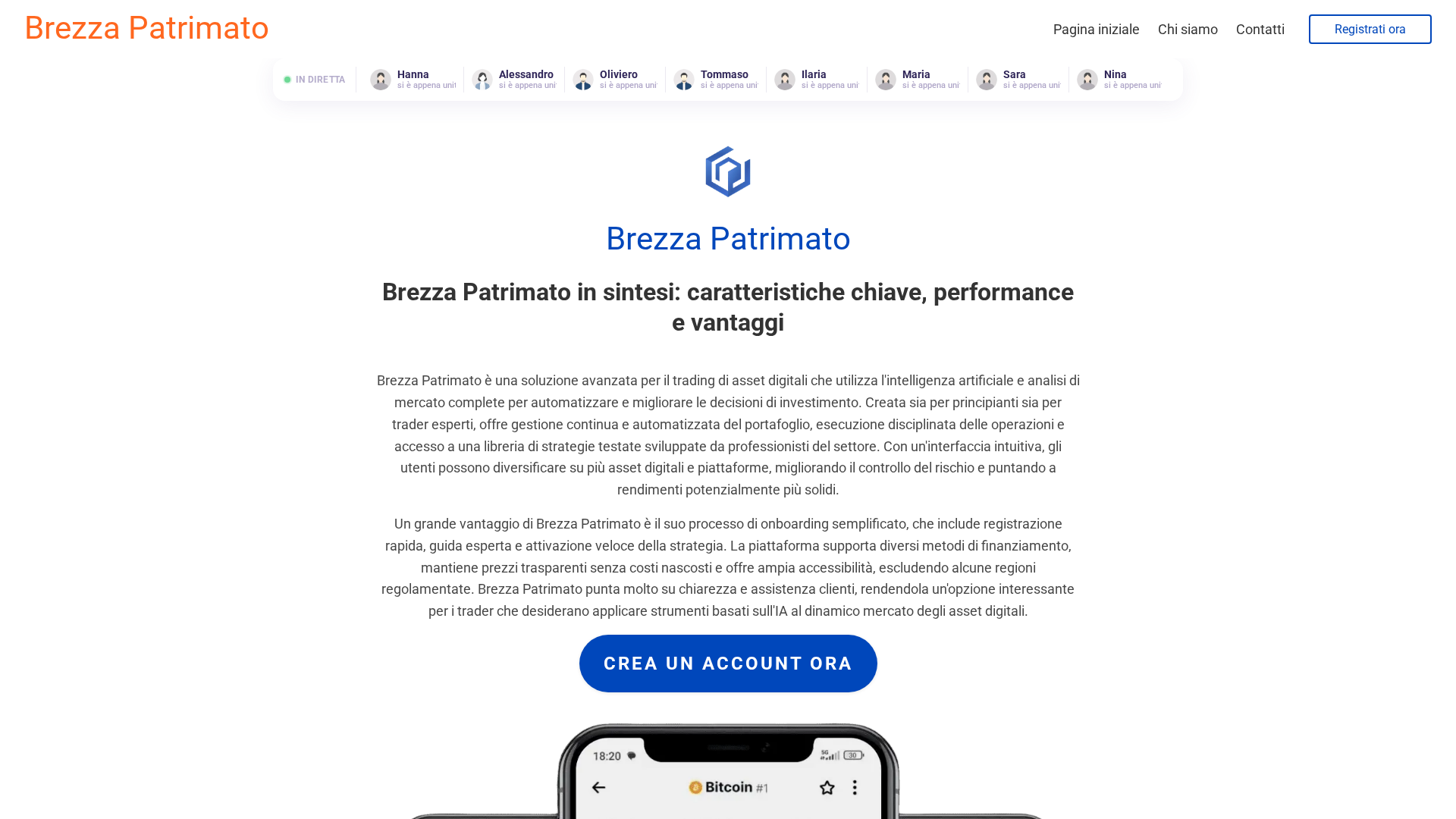 Screenshot of brezzapatrimato-ai.com